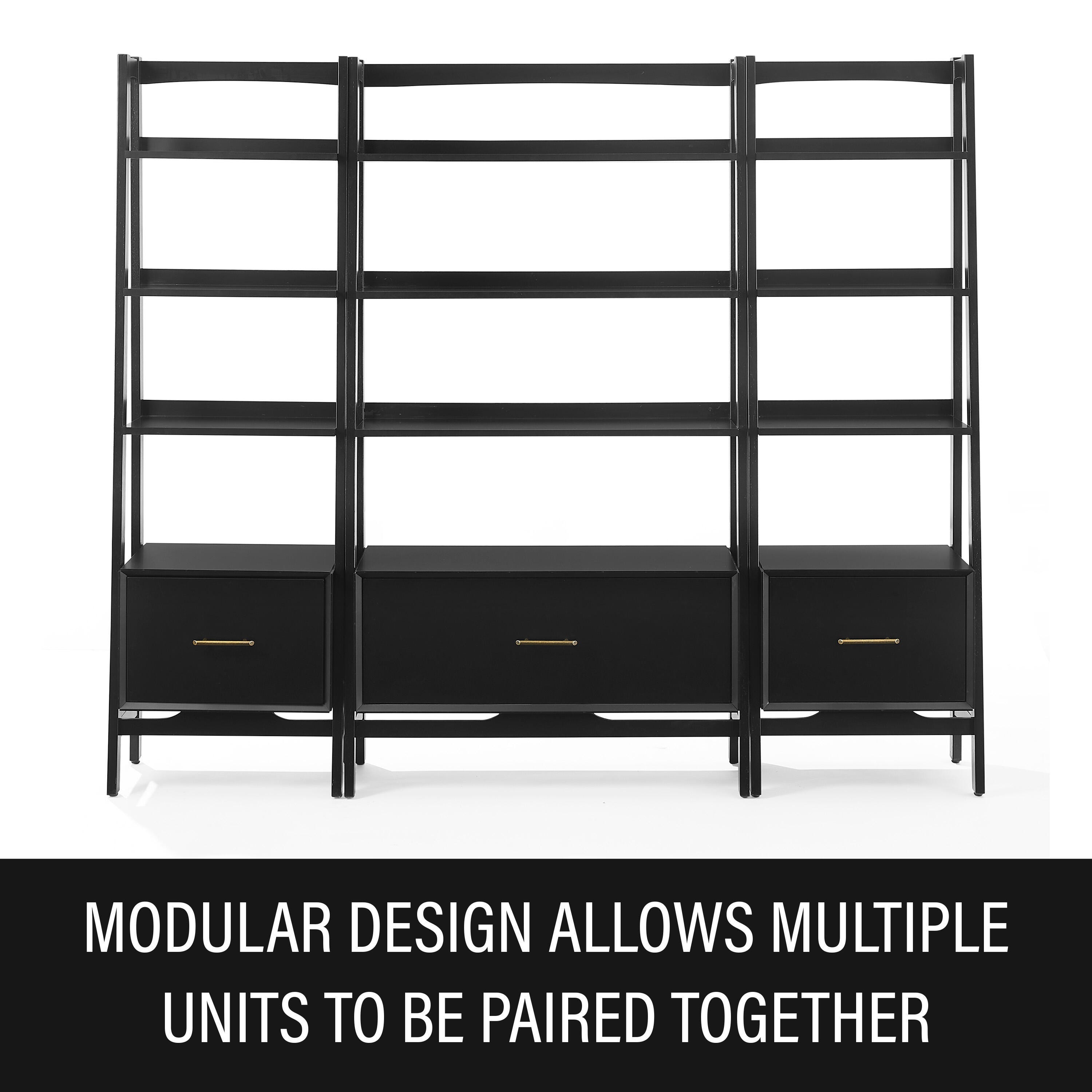 Crosley Furniture Landon 70" Bookcase, , large