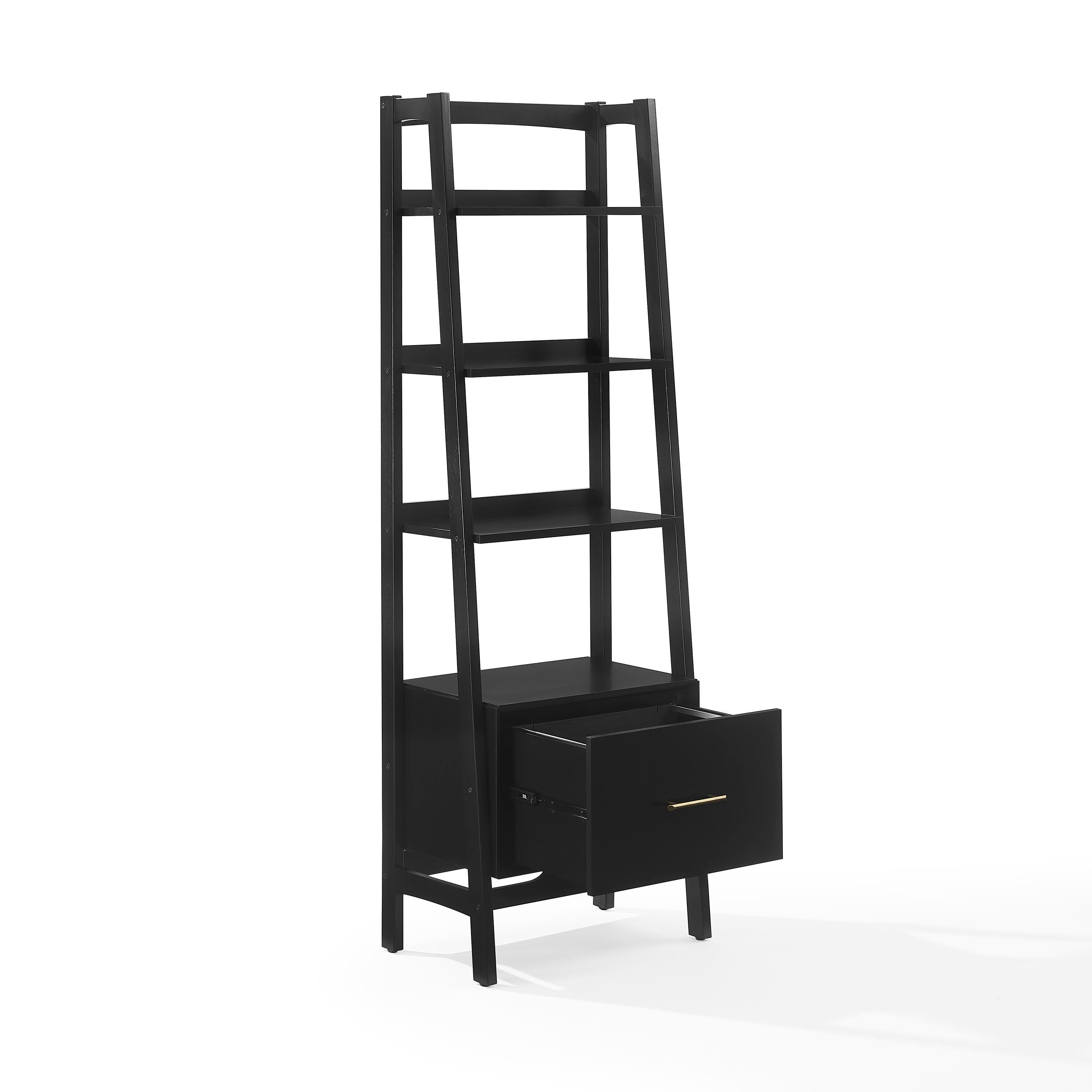 Crosley Furniture Landon 70" Etagere Bookcase, , large