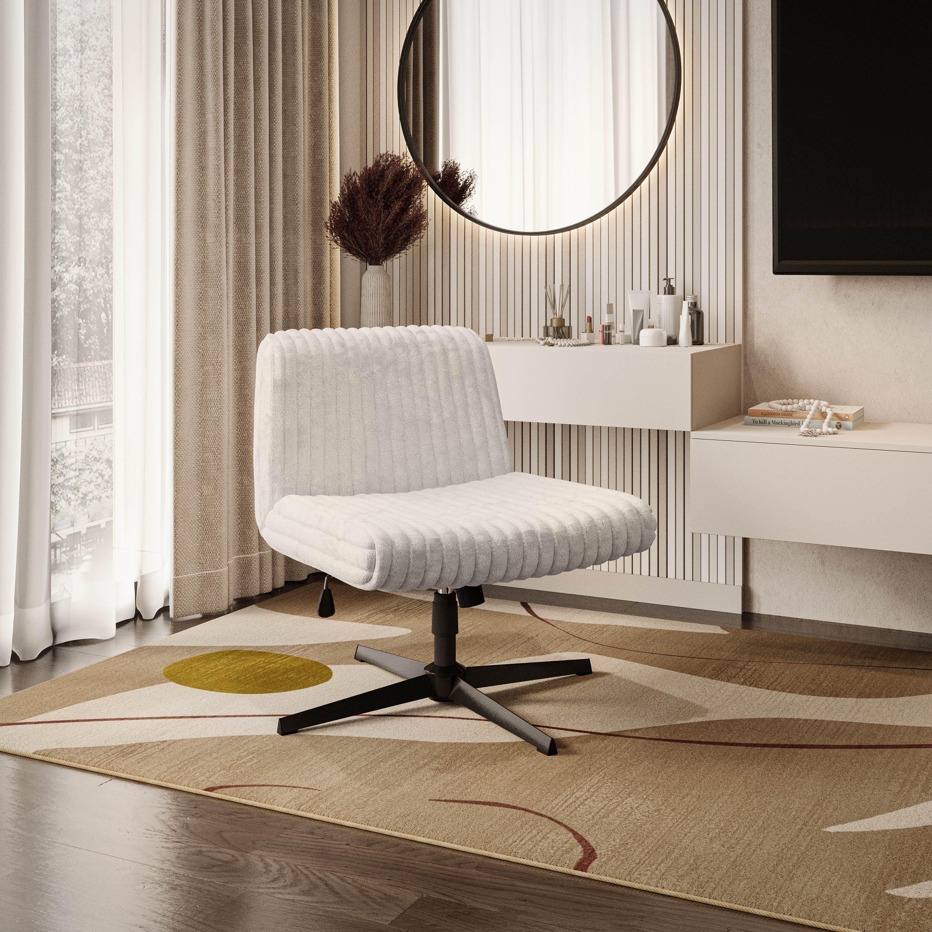 Techni Mobili Criss Cross Home Office Desk Chair, , large