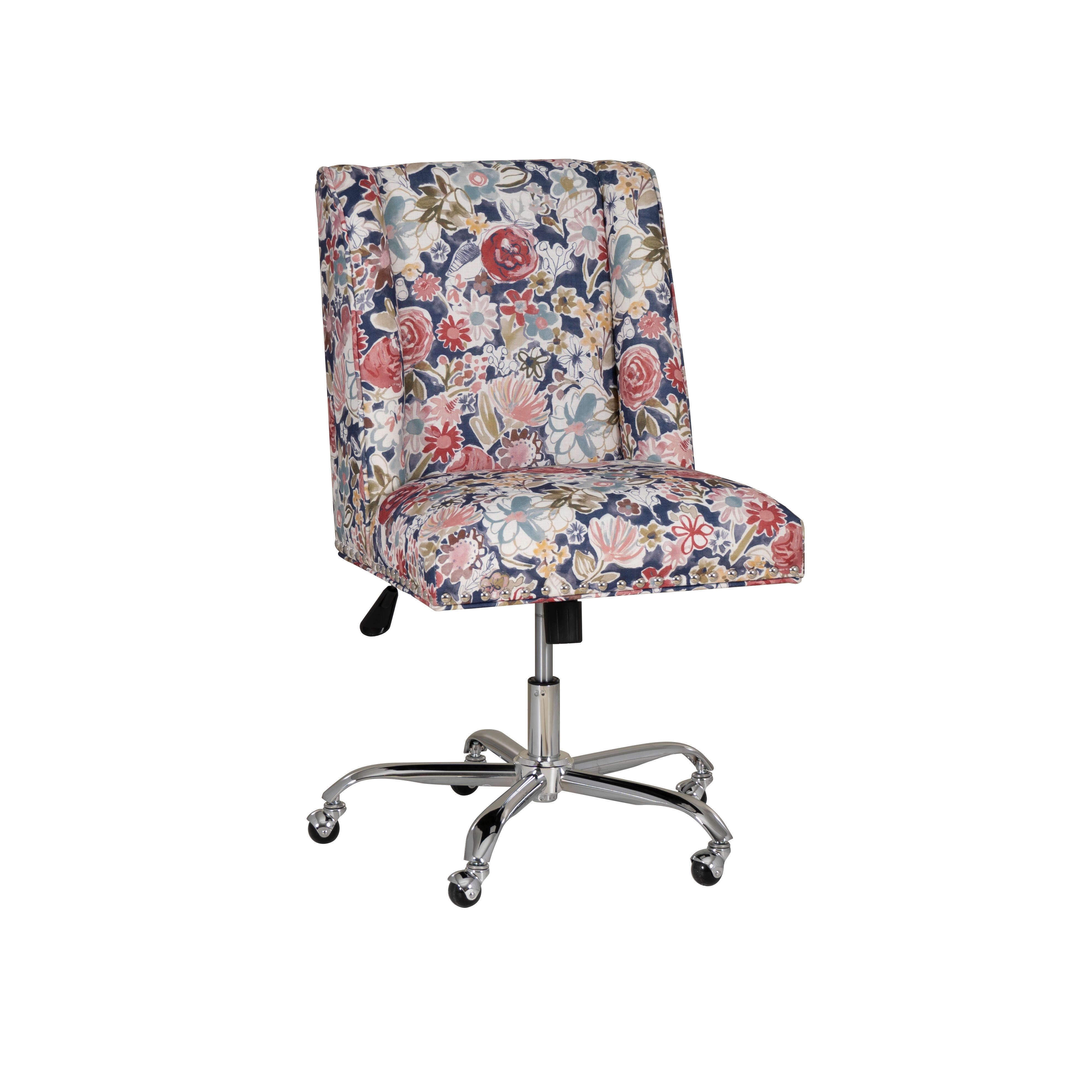 Linon Draper Home Office Desk Chair, , large