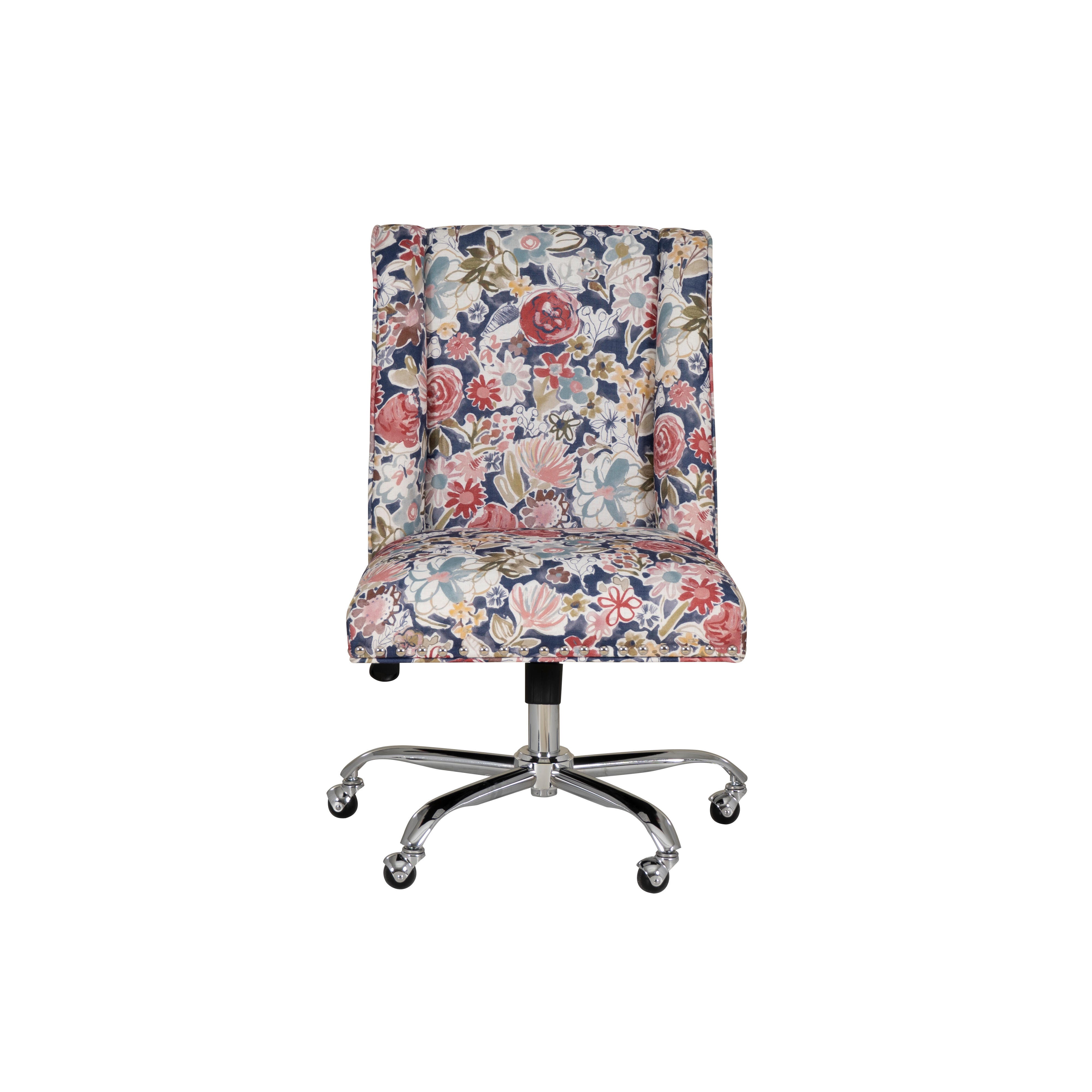 Linon Draper Home Office Desk Chair, , large