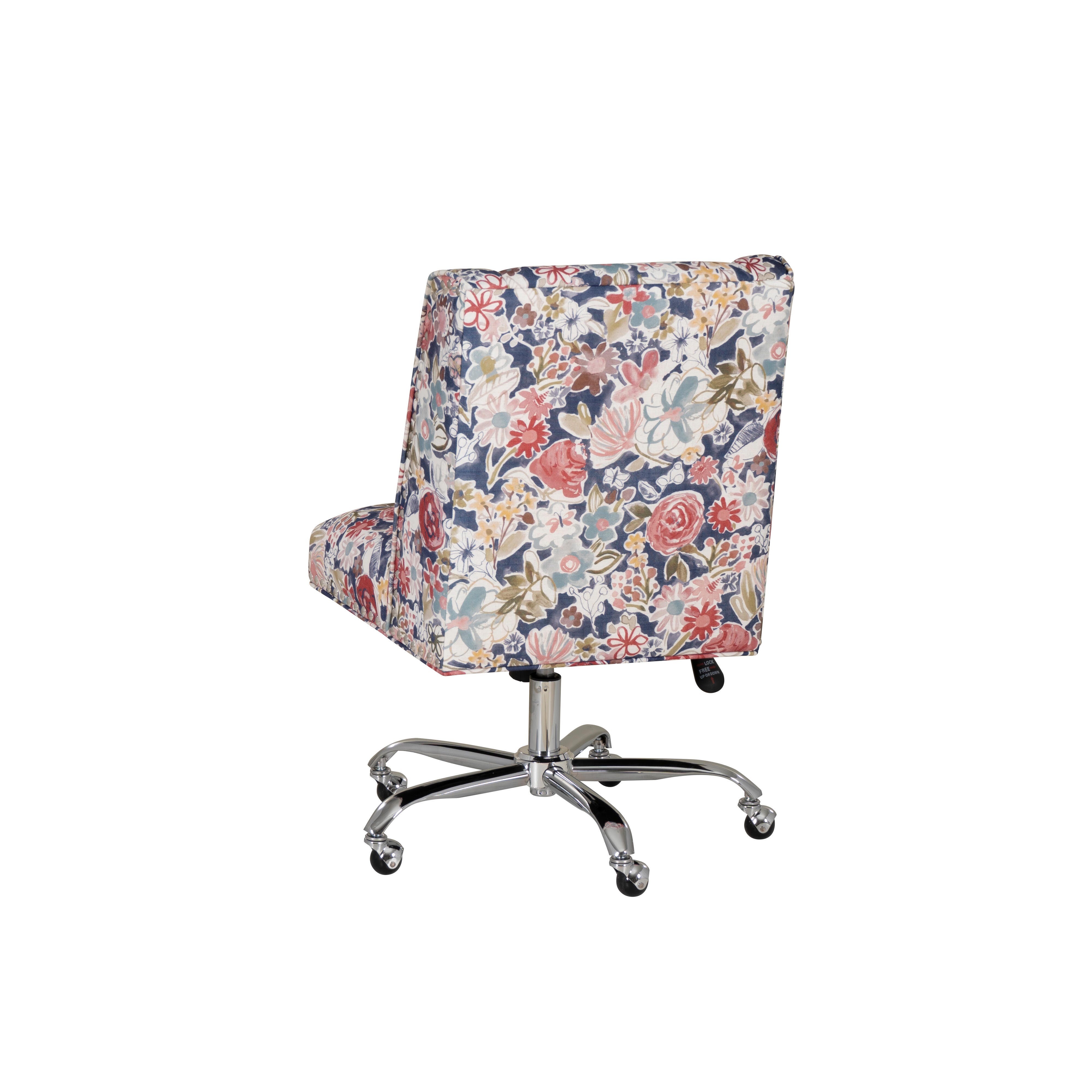 Linon Draper Home Office Desk Chair, , large