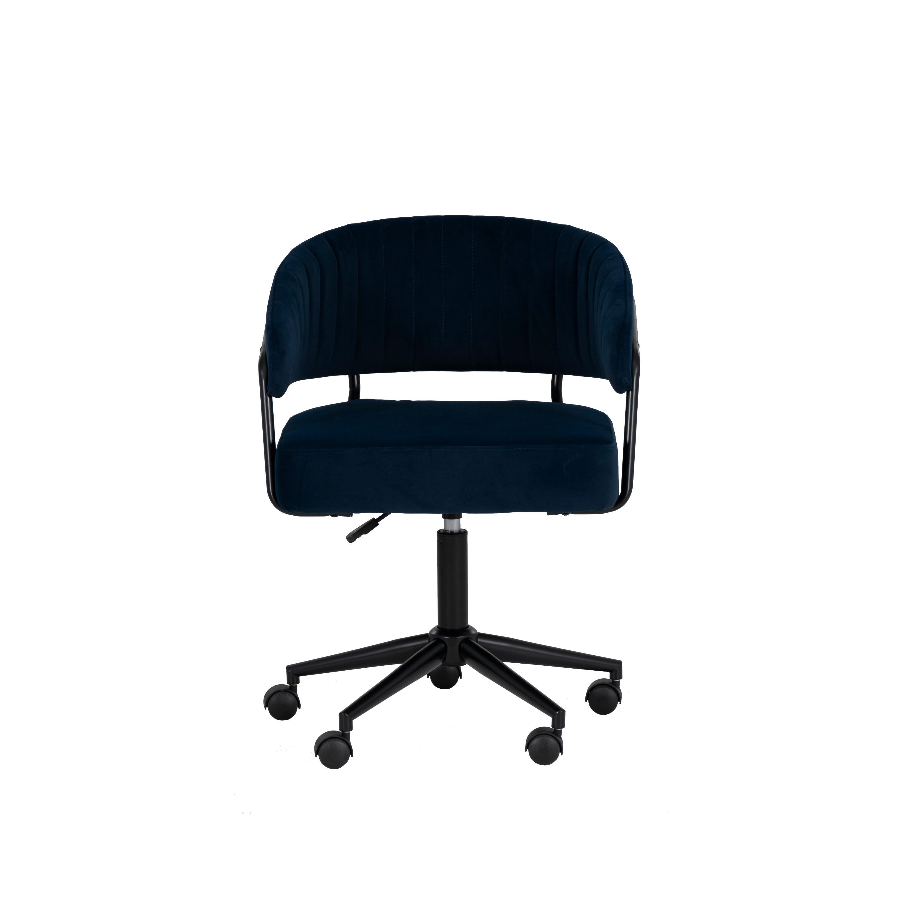 Linon Porter Home Office Desk Chair, Navy, large