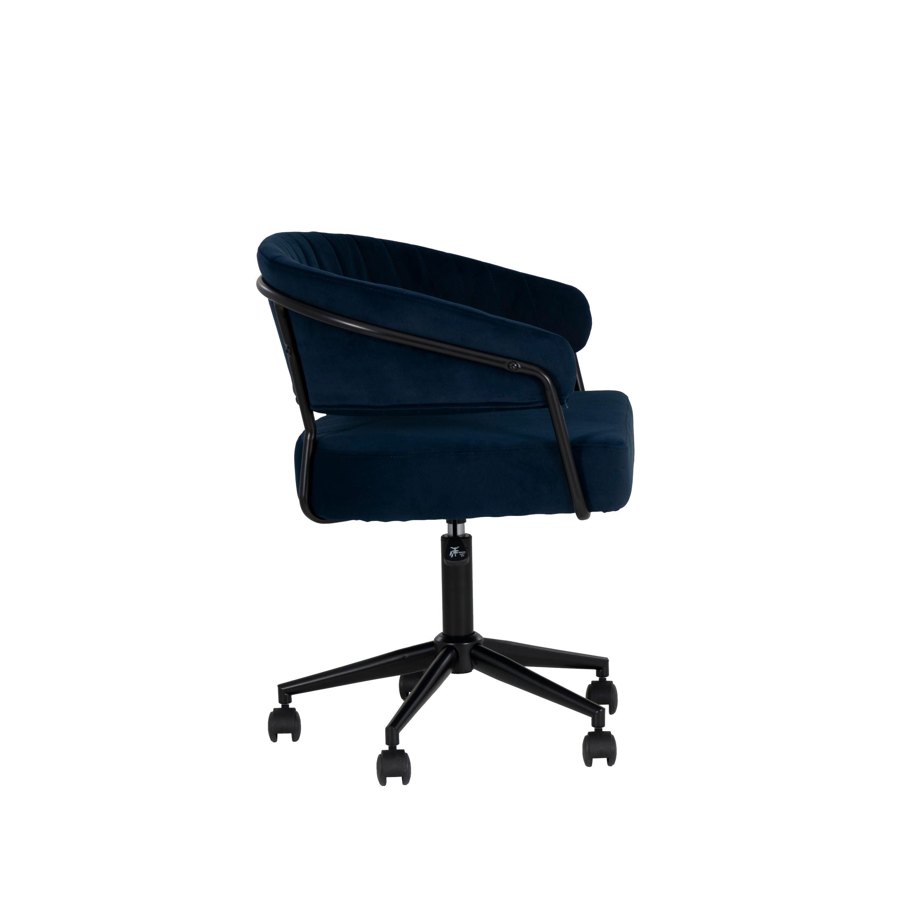 Linon Porter Home Office Desk Chair, Navy, large