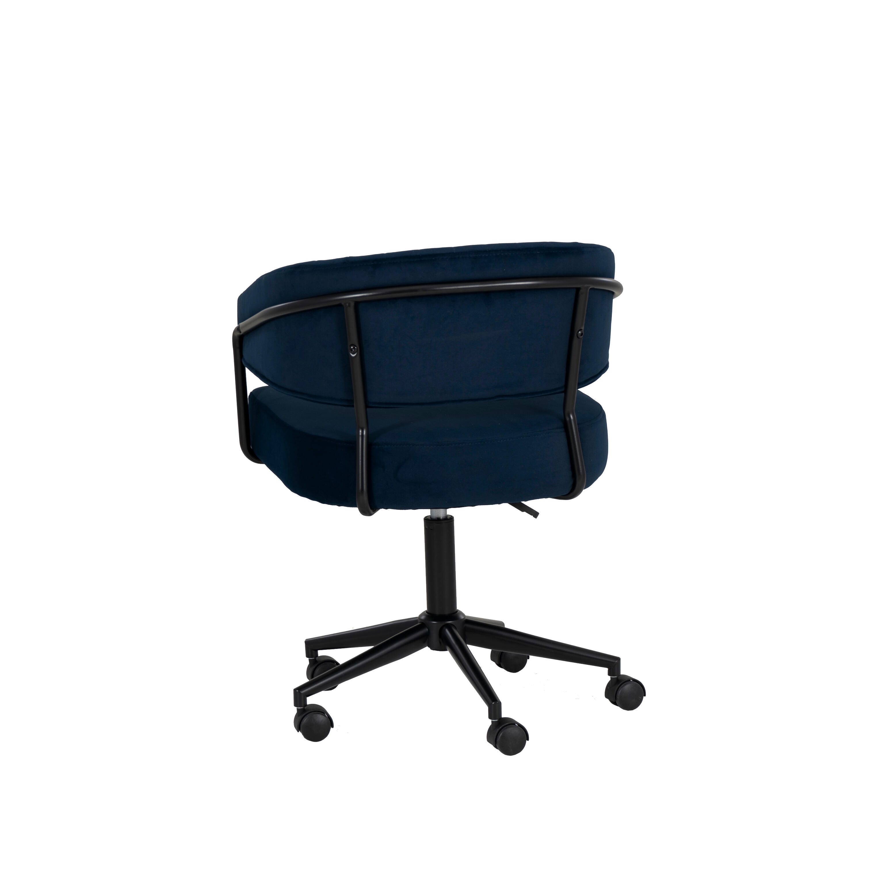 Linon Porter Home Office Desk Chair, Navy, large