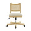 Linon Pacey Home Office Desk Chair, Natural, large
