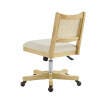 Linon Pacey Home Office Desk Chair, Natural, large