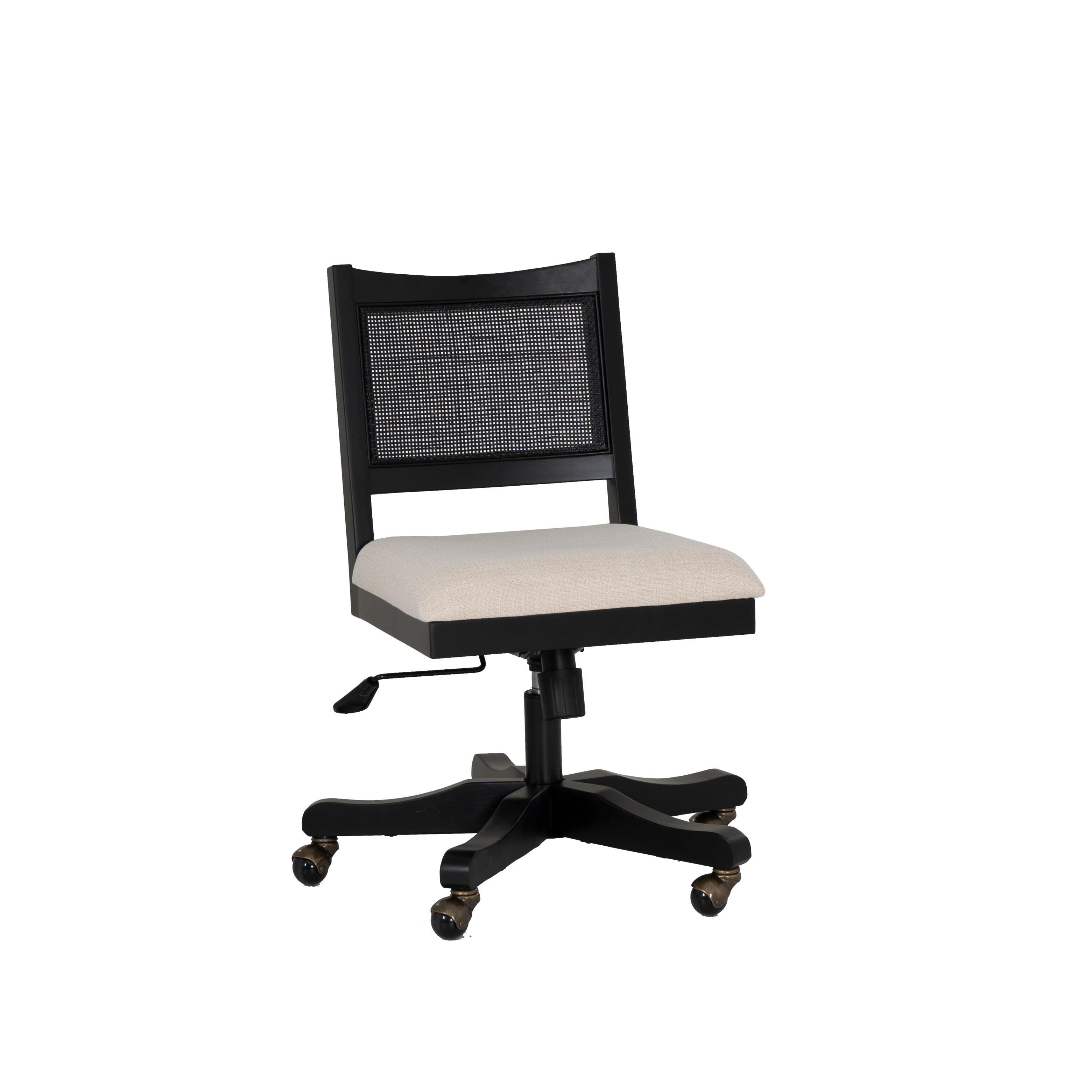 Linon Pacey Home Office Desk Chair, Black, large