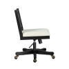 Linon Pacey Home Office Desk Chair, Black, large