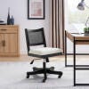 Linon Pacey Home Office Desk Chair, Black, large