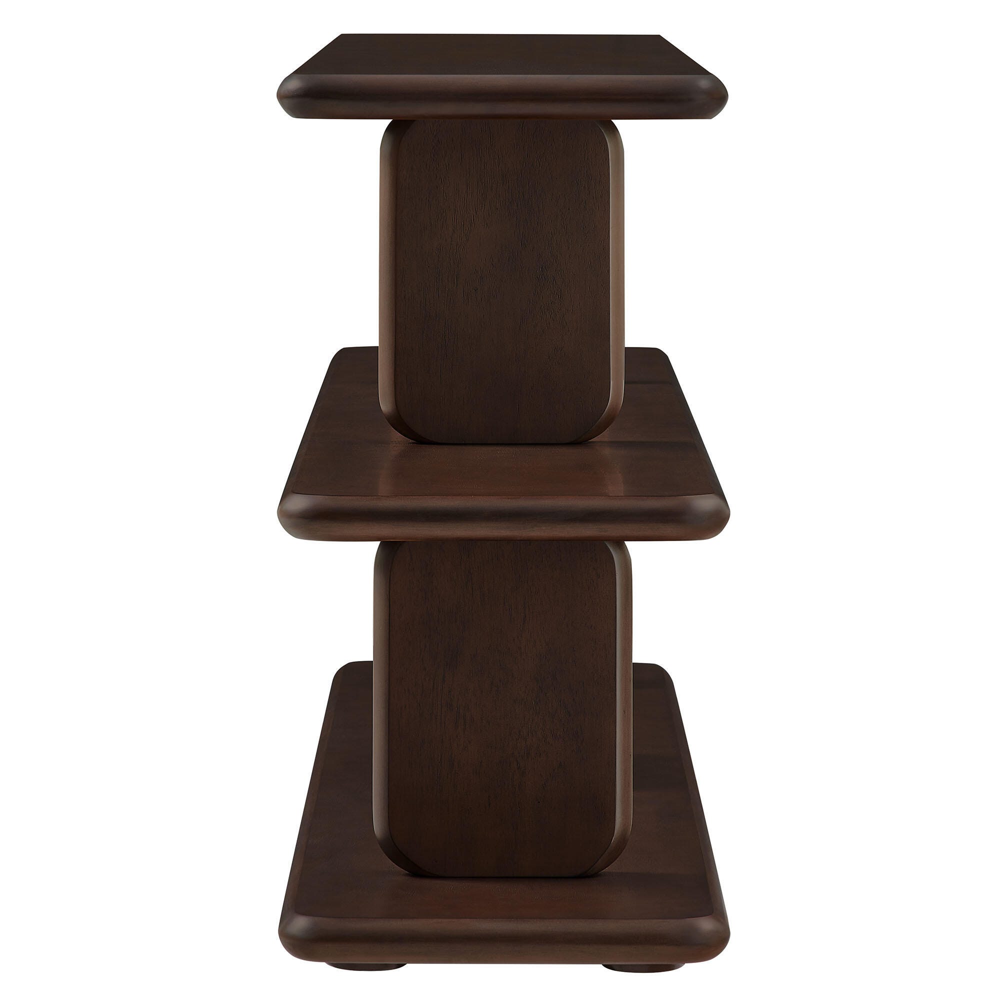 Modway Lyle 29" Bookshelf, Walnut, large