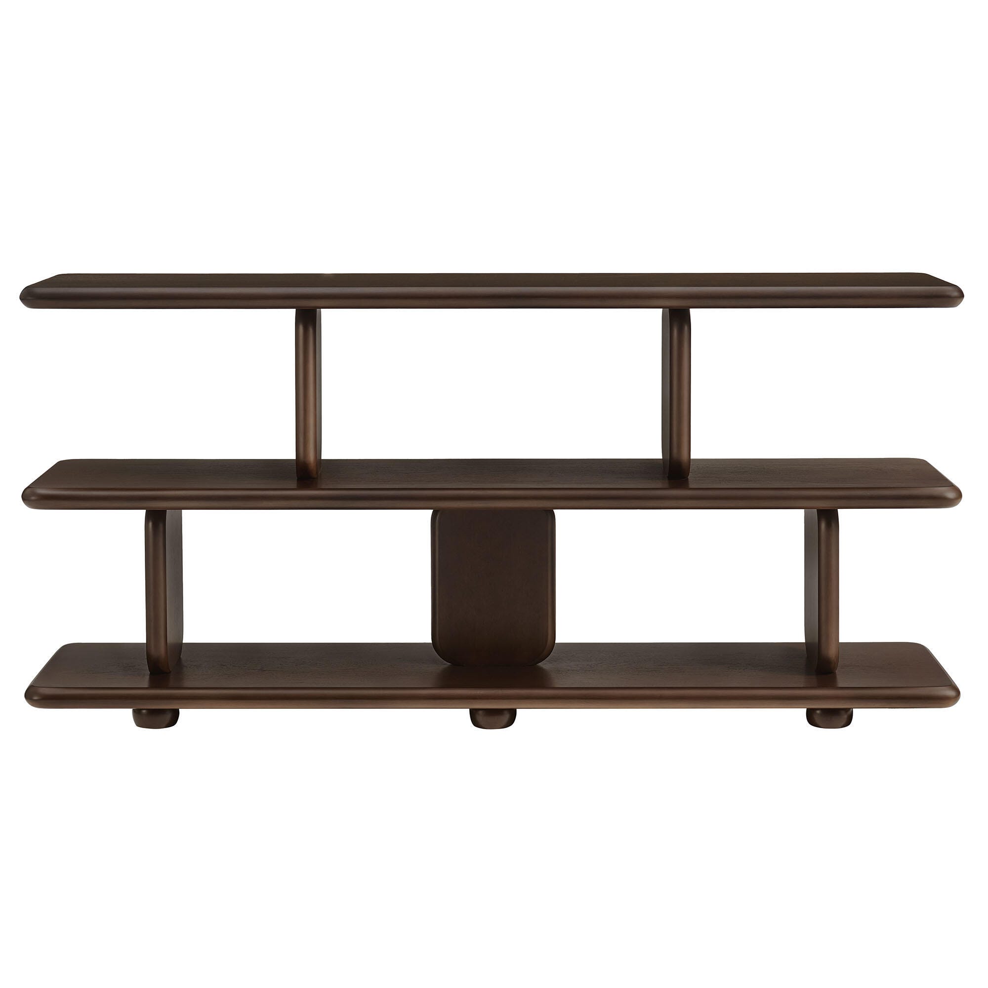 Modway Lyle 29" Bookshelf, Walnut, large