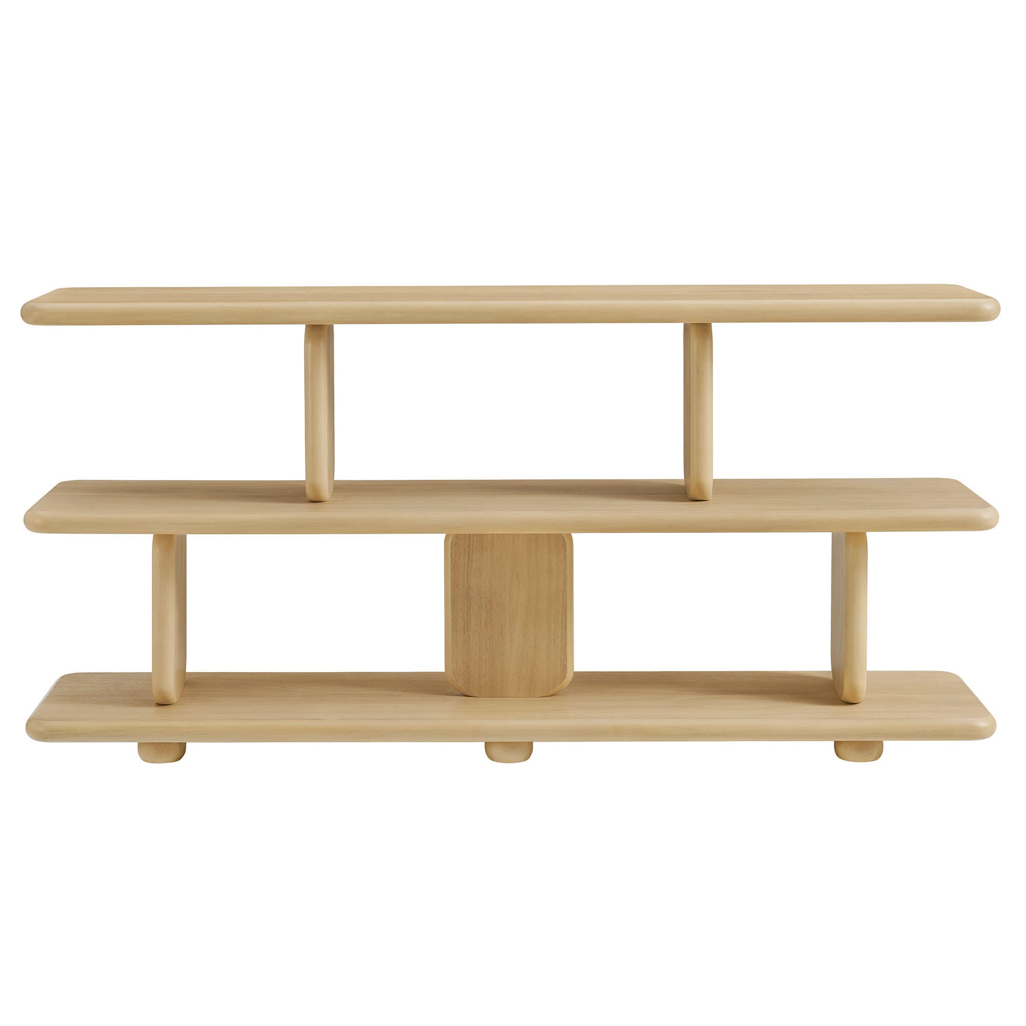 Modway Lyle 29" Bookshelf, Natural, large