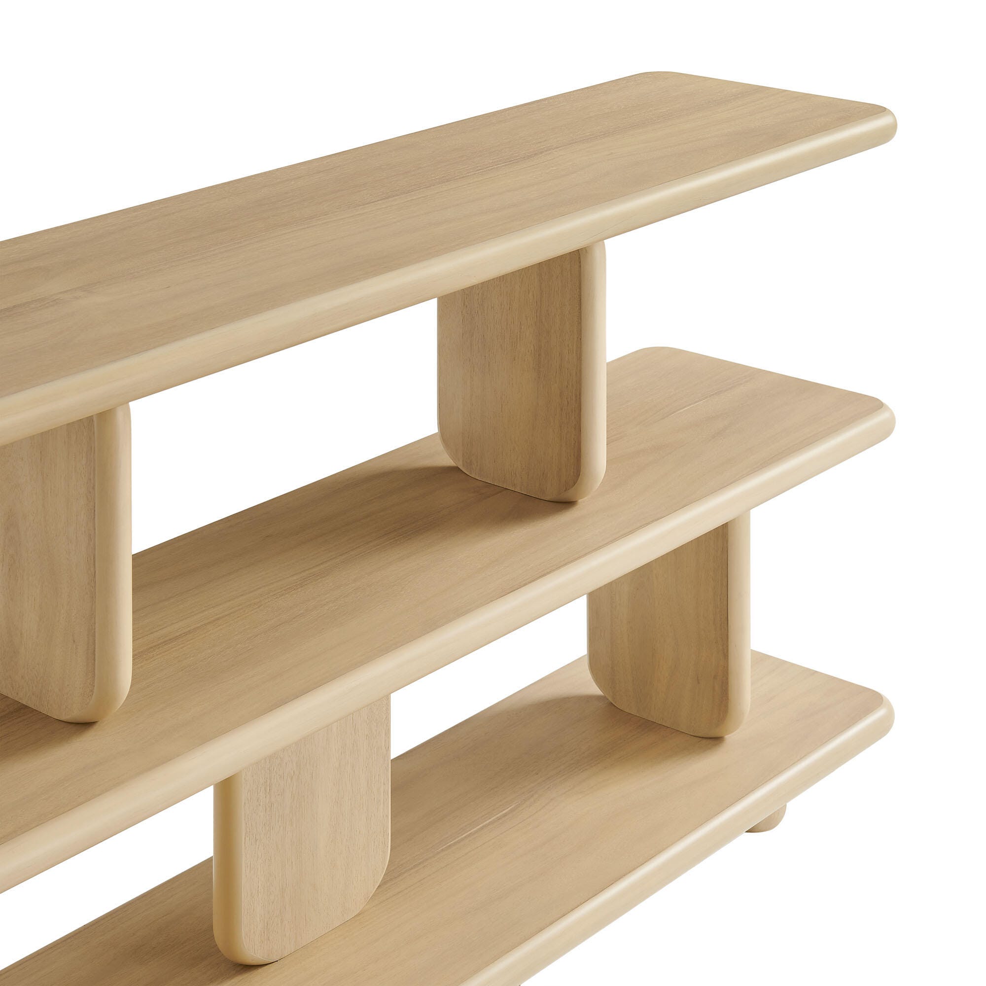 Modway Lyle 29" Bookshelf, Natural, large
