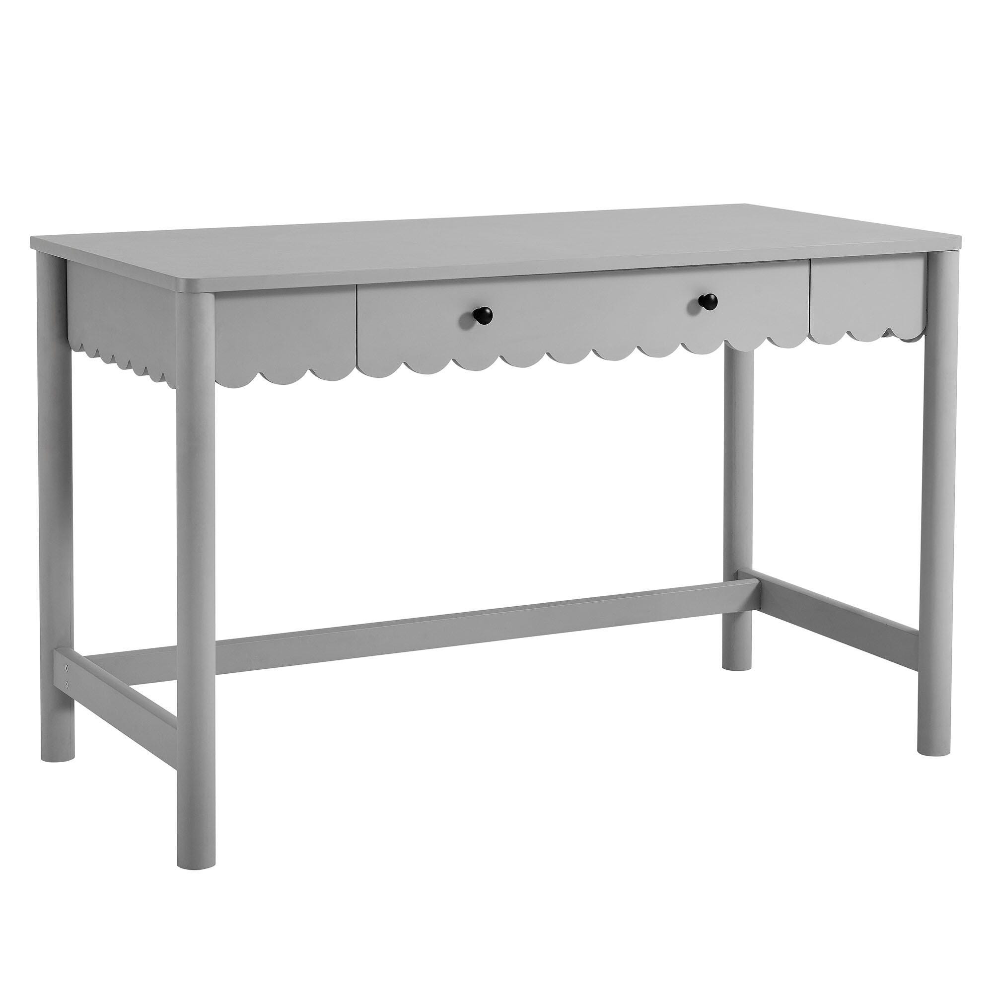 Modway Emmeline 24" Home Office Desk, Light Gray, large