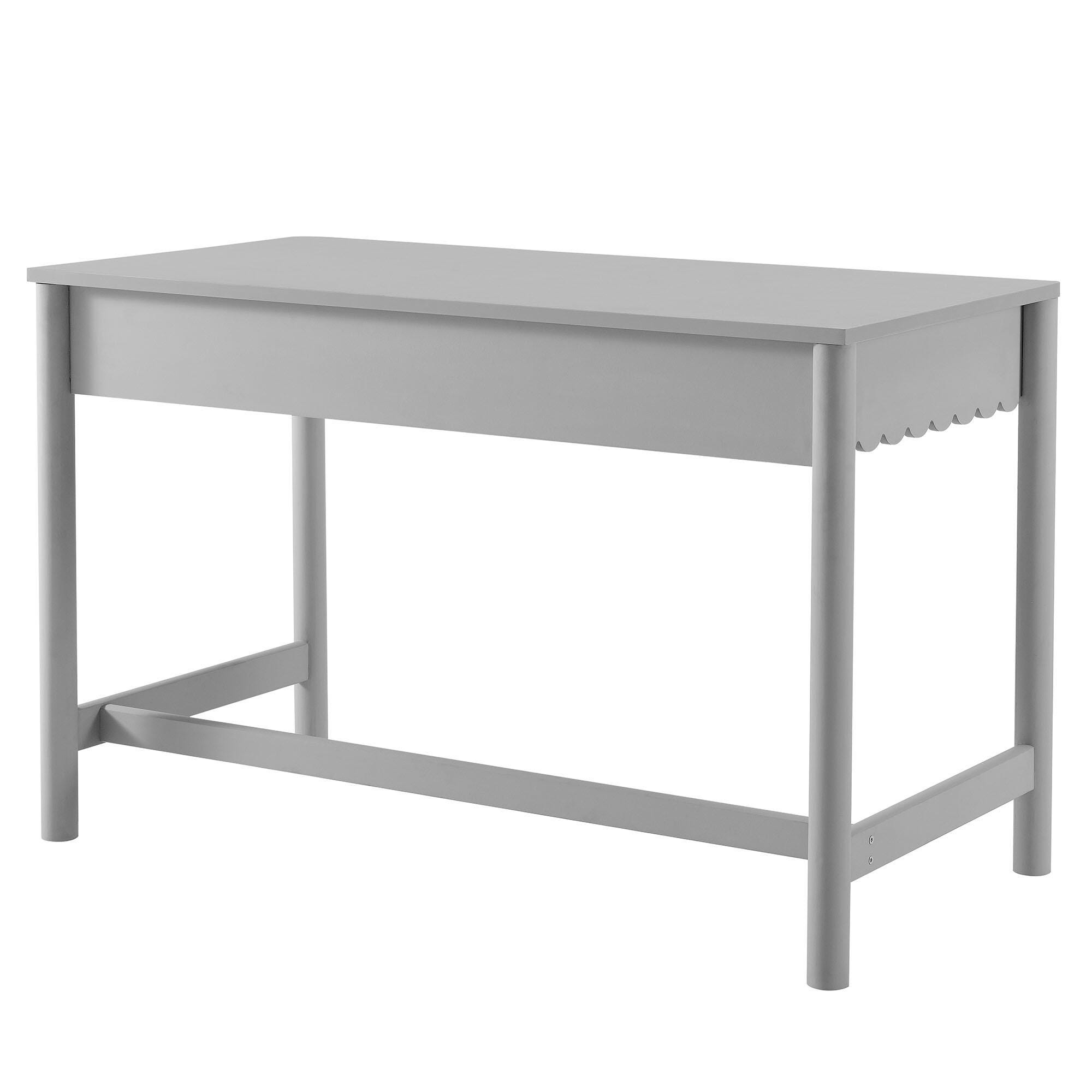 Modway Emmeline 24" Home Office Desk, Light Gray, large
