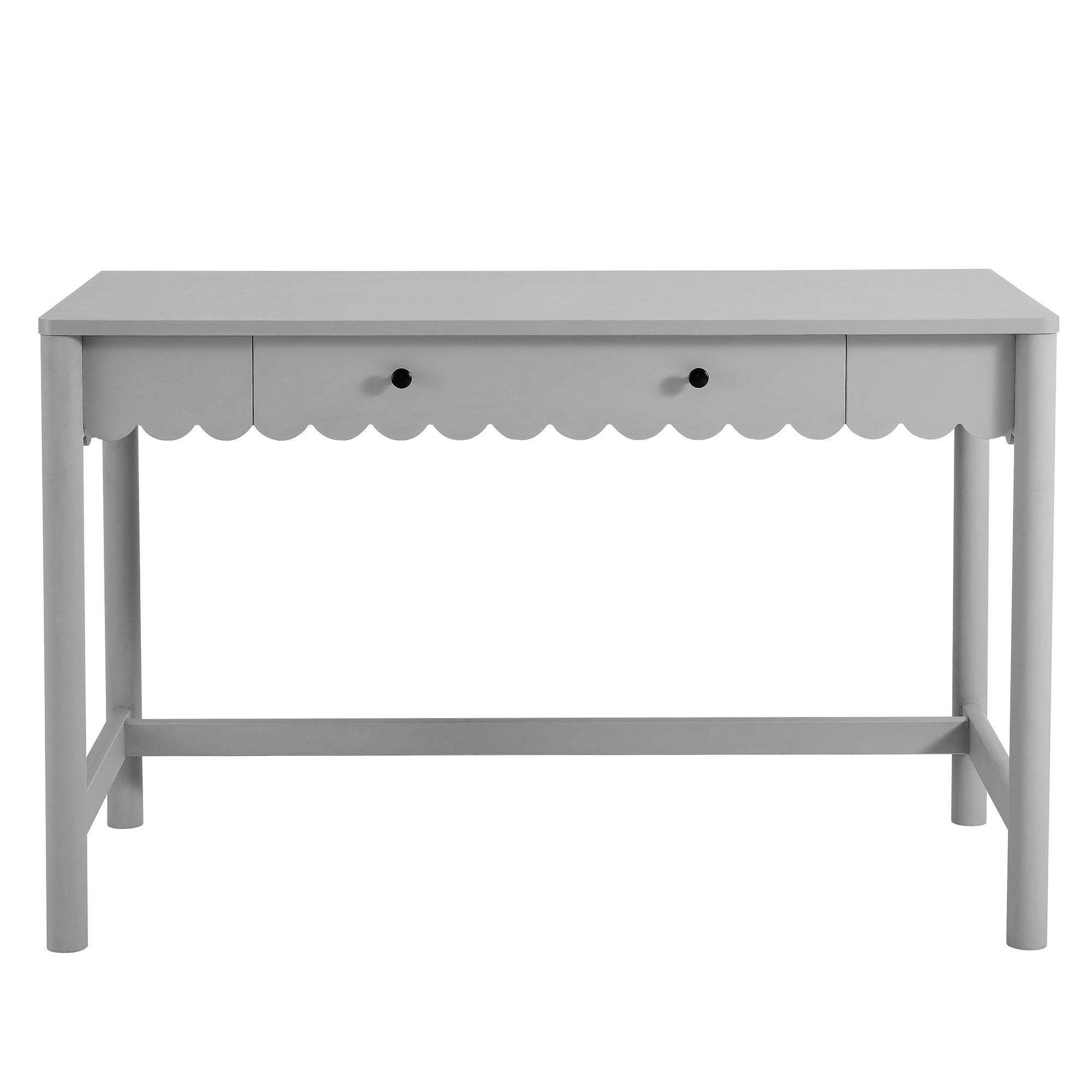 Modway Emmeline 24" Home Office Desk, Light Gray, large