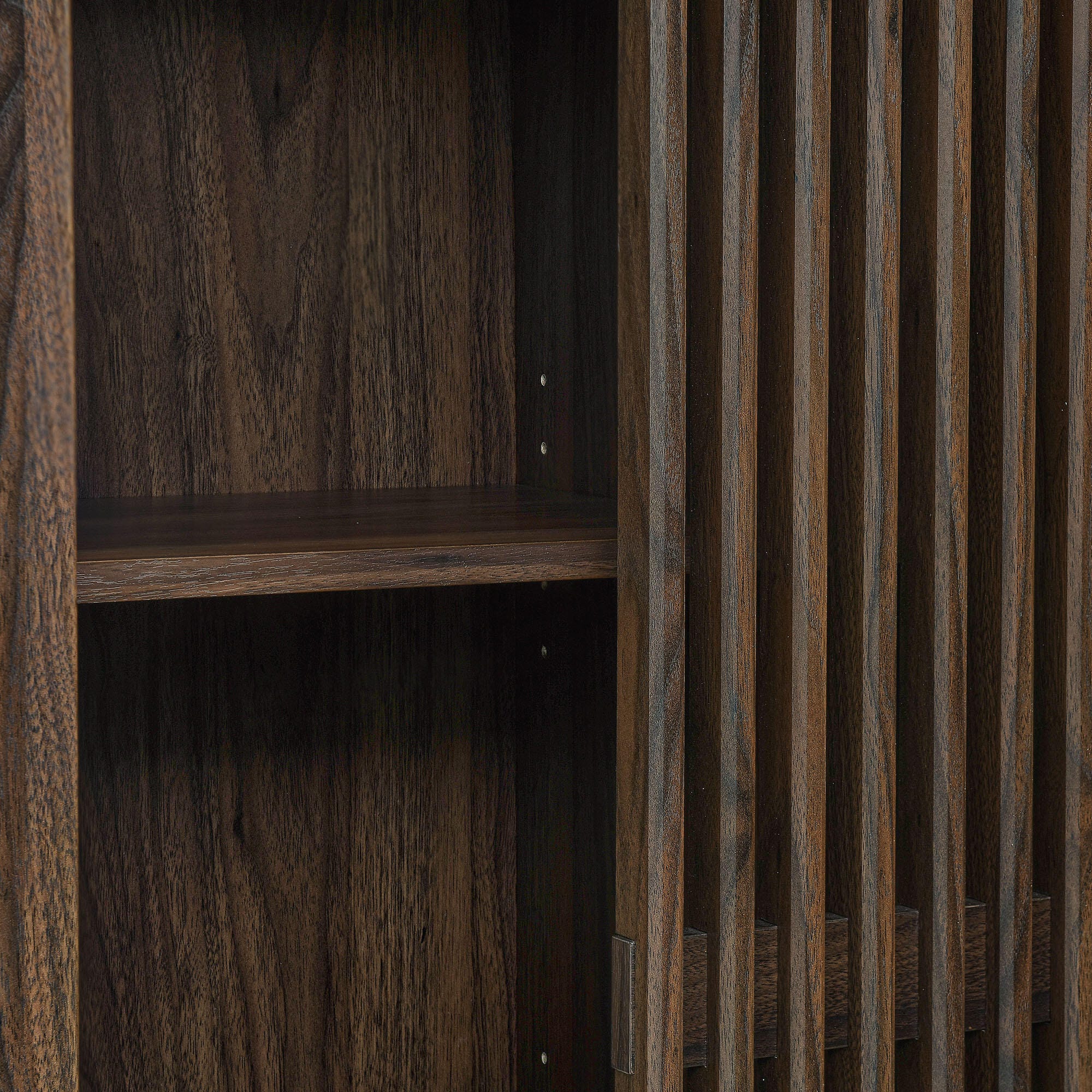 Modway Vaughn Storage Cabinet, Walnut, large