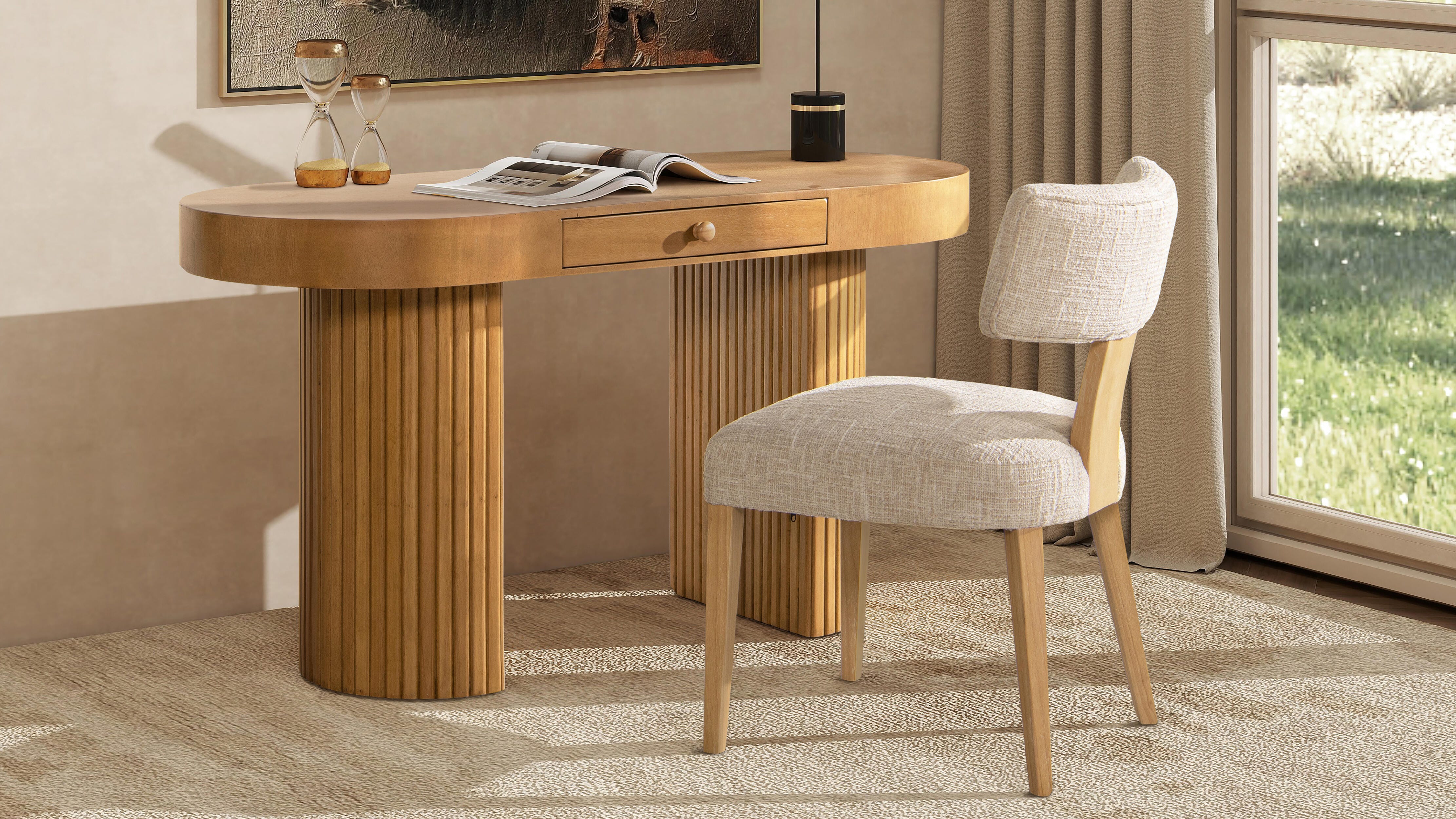 『AshleyFURNITURE』アシュレイファニチャー 両袖机 RWdes3 Jesse 25