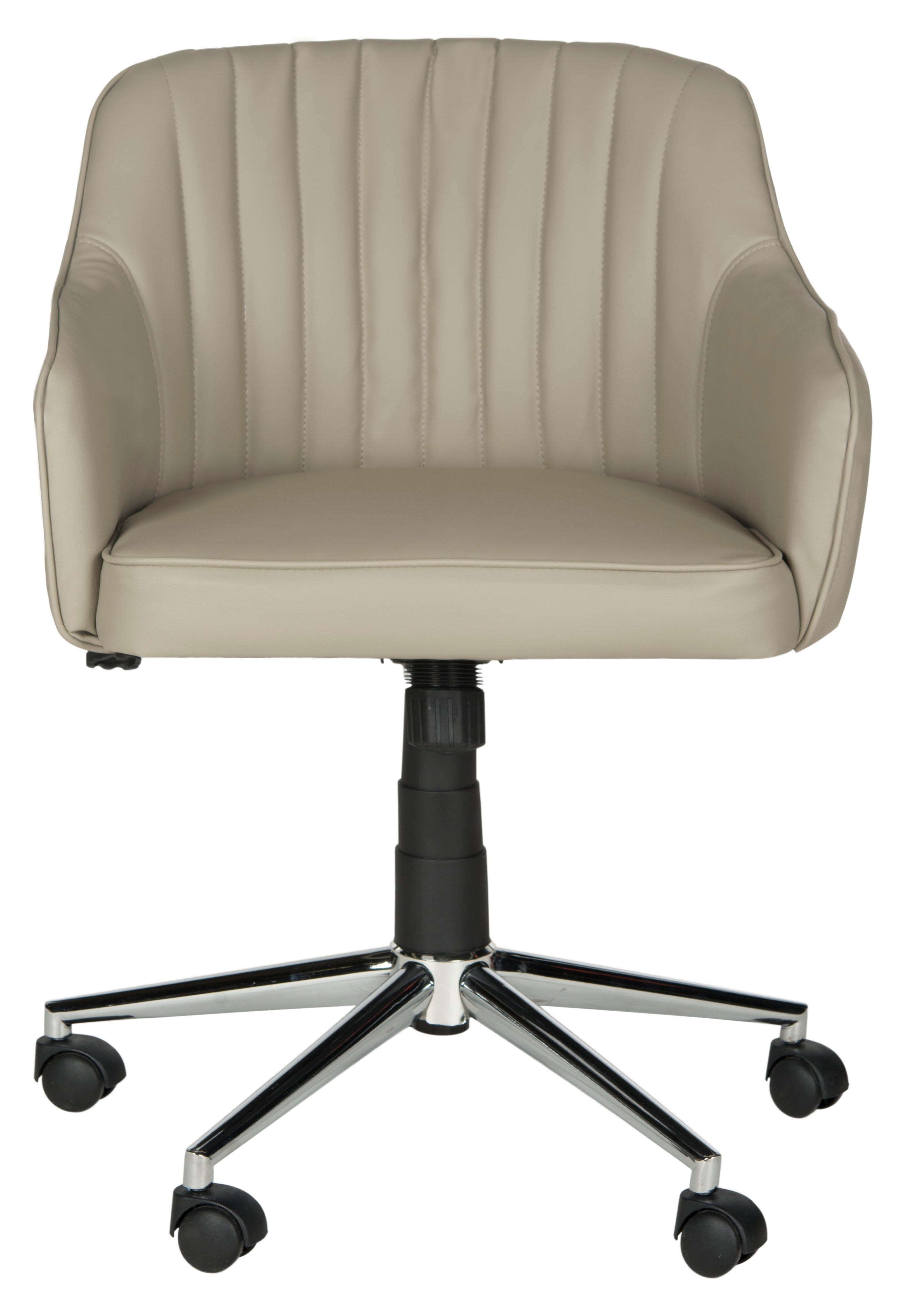 Safavieh Hilda Home Office Desk Chair, Gray, large