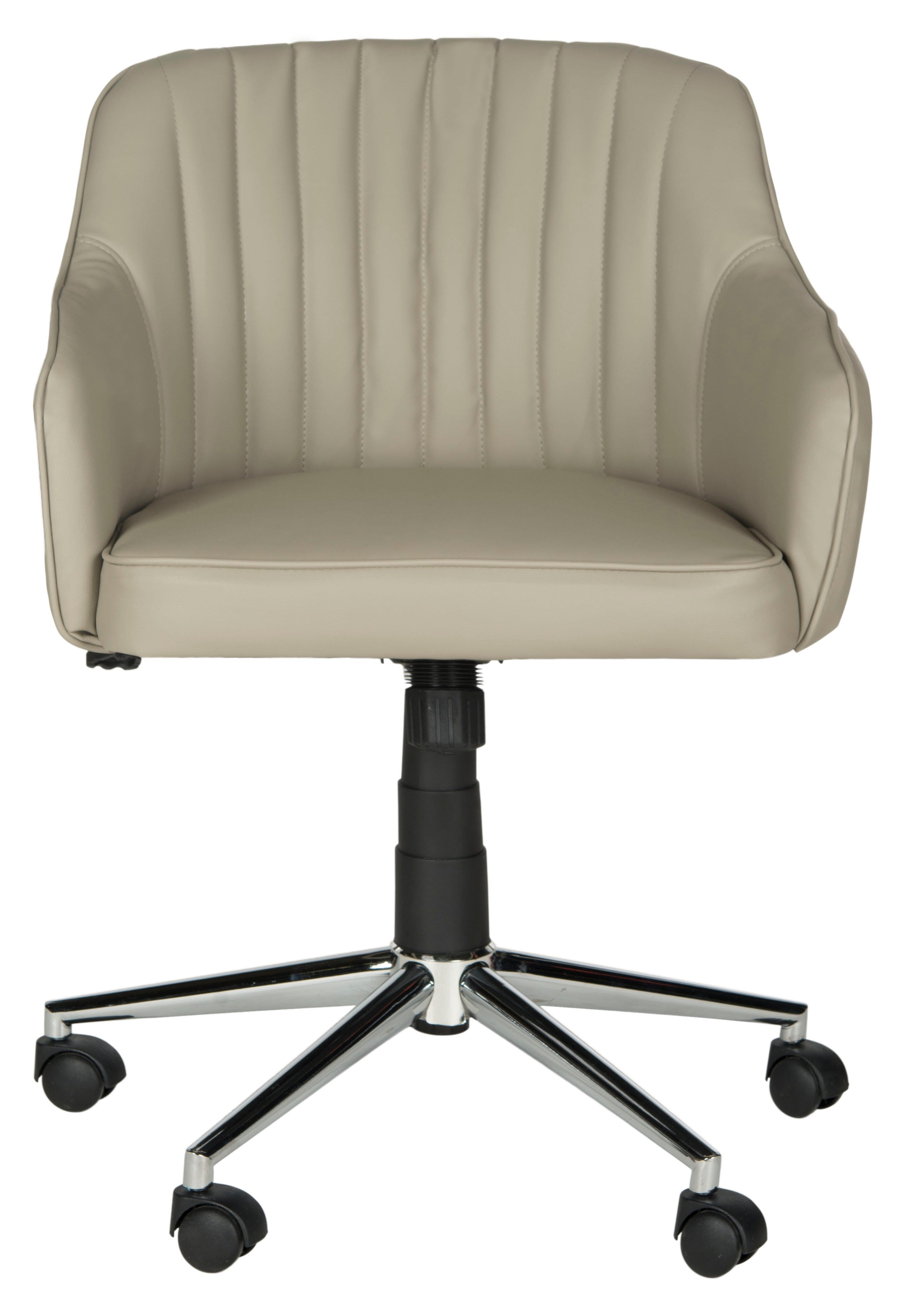 Safavieh Hilda Home Office Desk Chair, Gray, large
