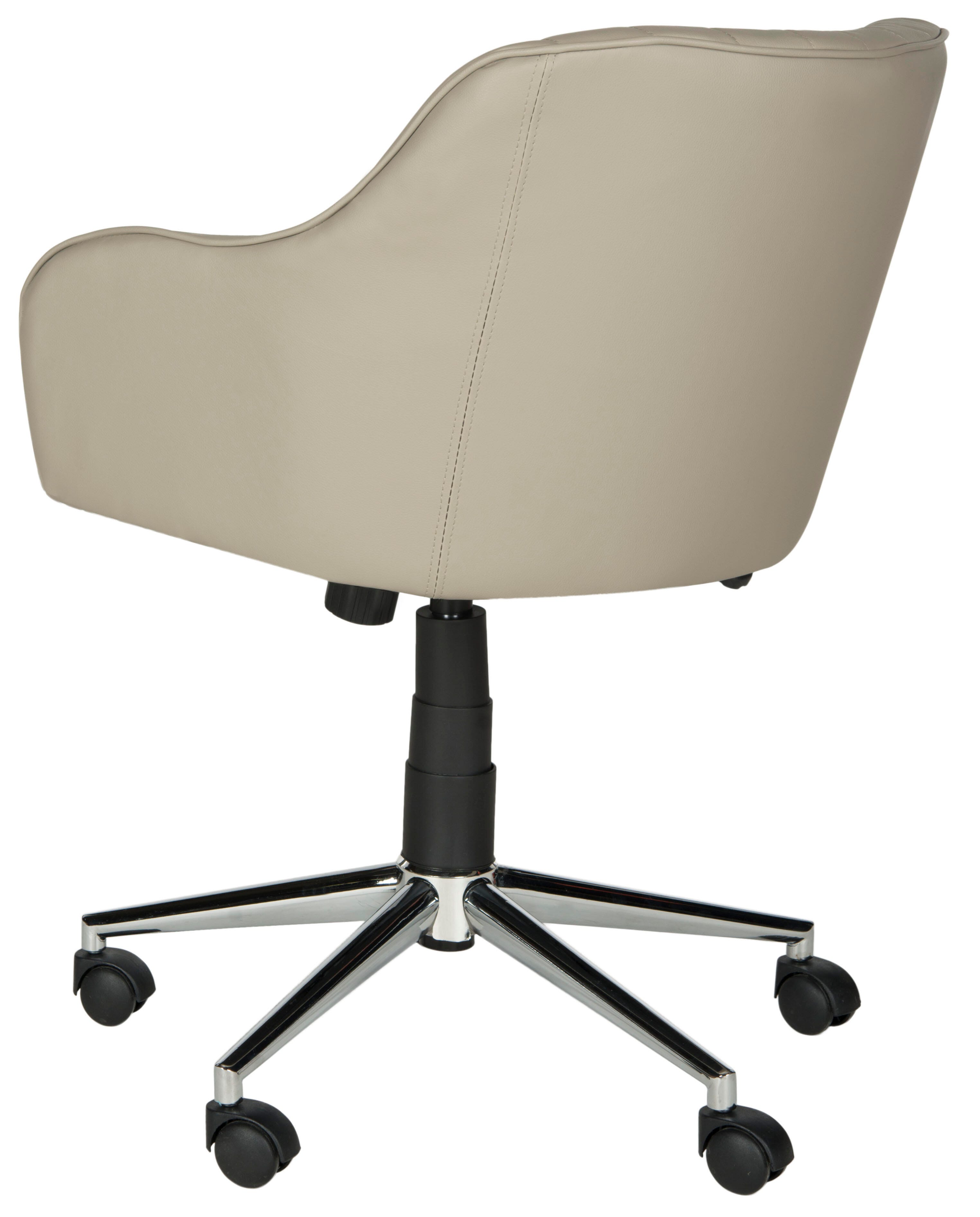Safavieh Hilda Home Office Desk Chair, Gray, large