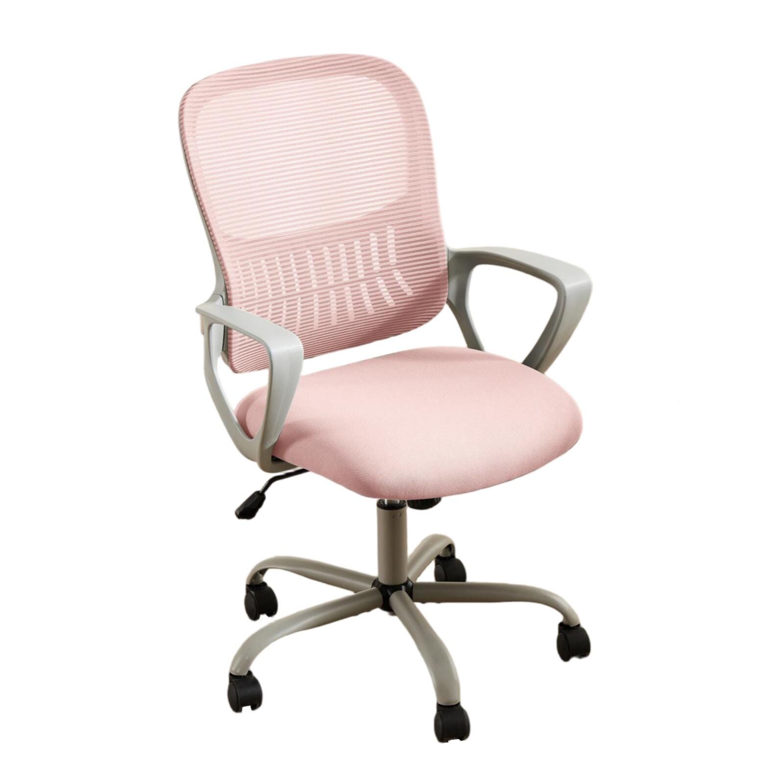 Dovelina Lexcy Home Office Desk Chair, Pink, large