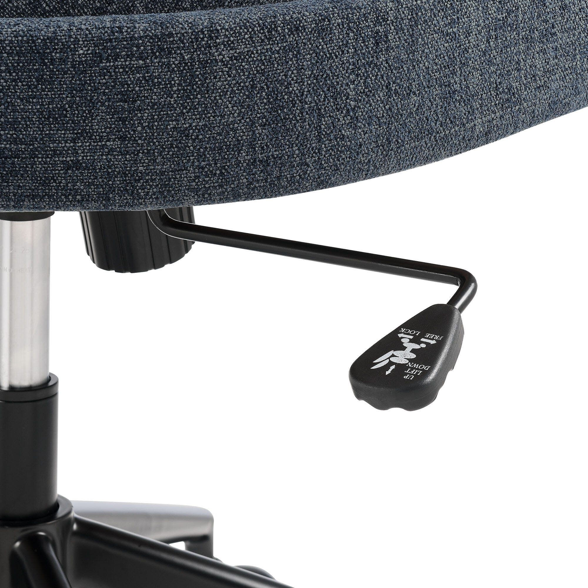 Modway Pinnacle Upholstered Home Office Desk Chair, Slate Blue, large