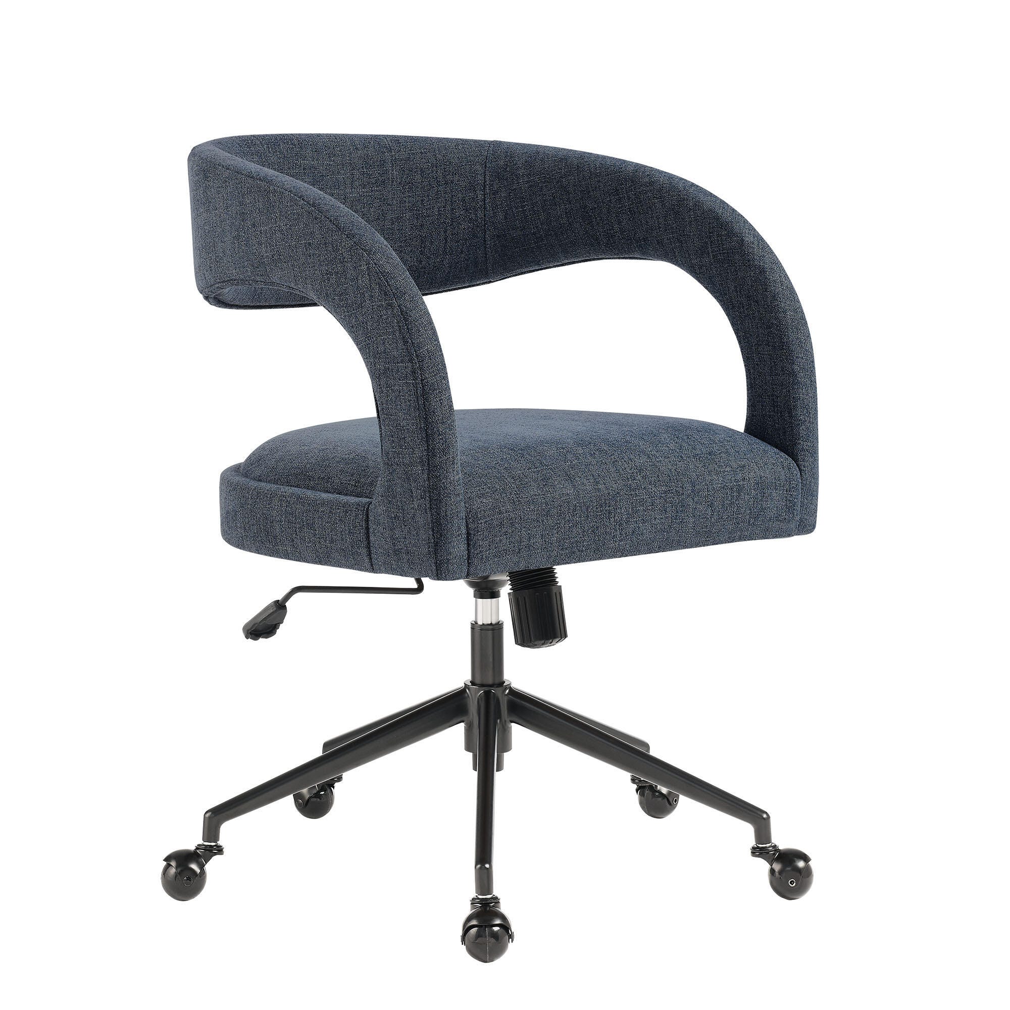 Modway Pinnacle Upholstered Home Office Desk Chair, Slate Blue, large