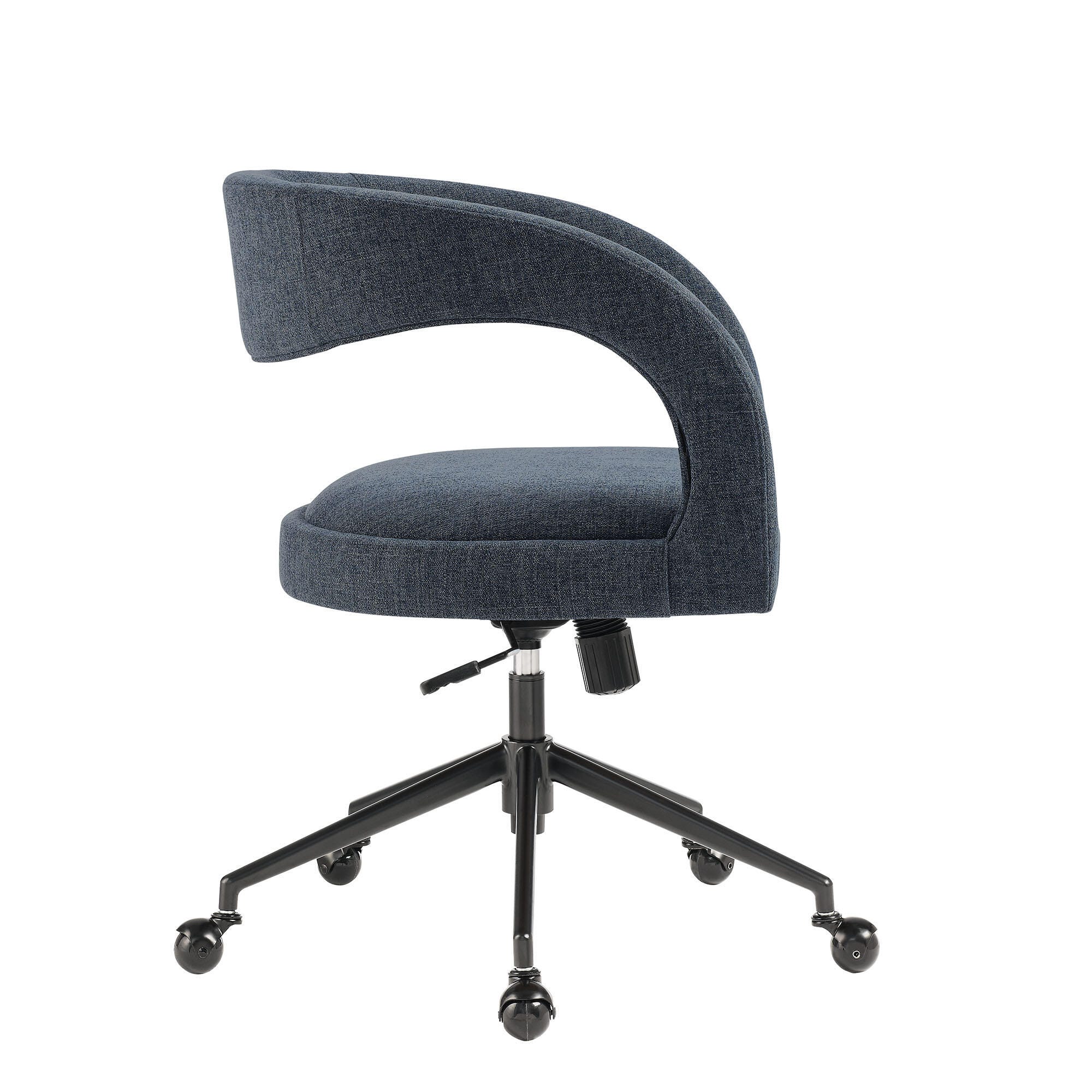 Modway Pinnacle Upholstered Home Office Desk Chair, Slate Blue, large