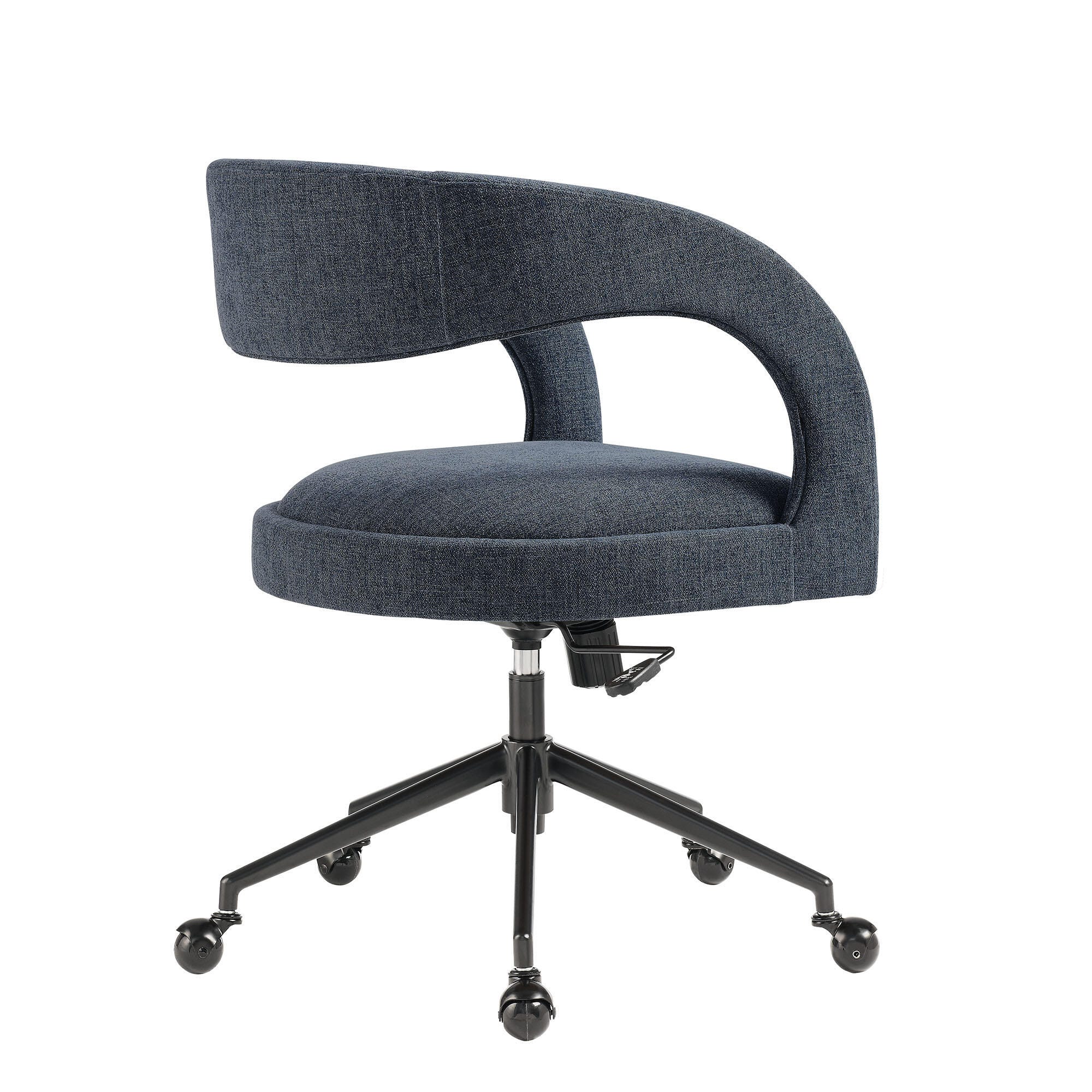 Modway Pinnacle Upholstered Home Office Desk Chair, Slate Blue, large