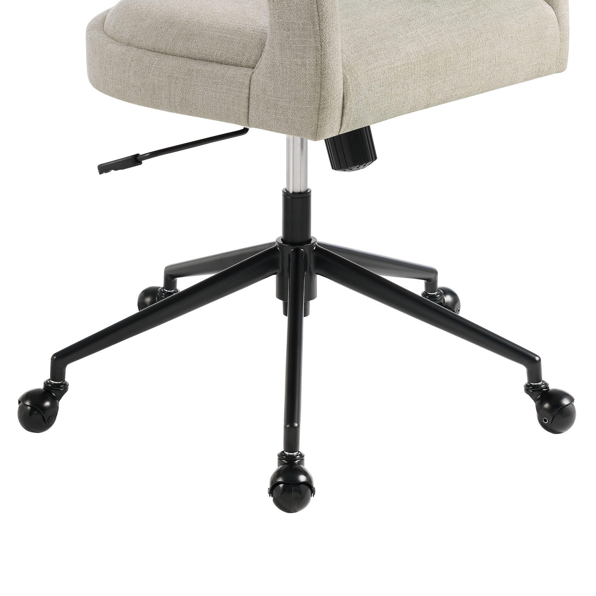Modway Pinnacle Upholstered Home Office Desk Chair, Linen, large