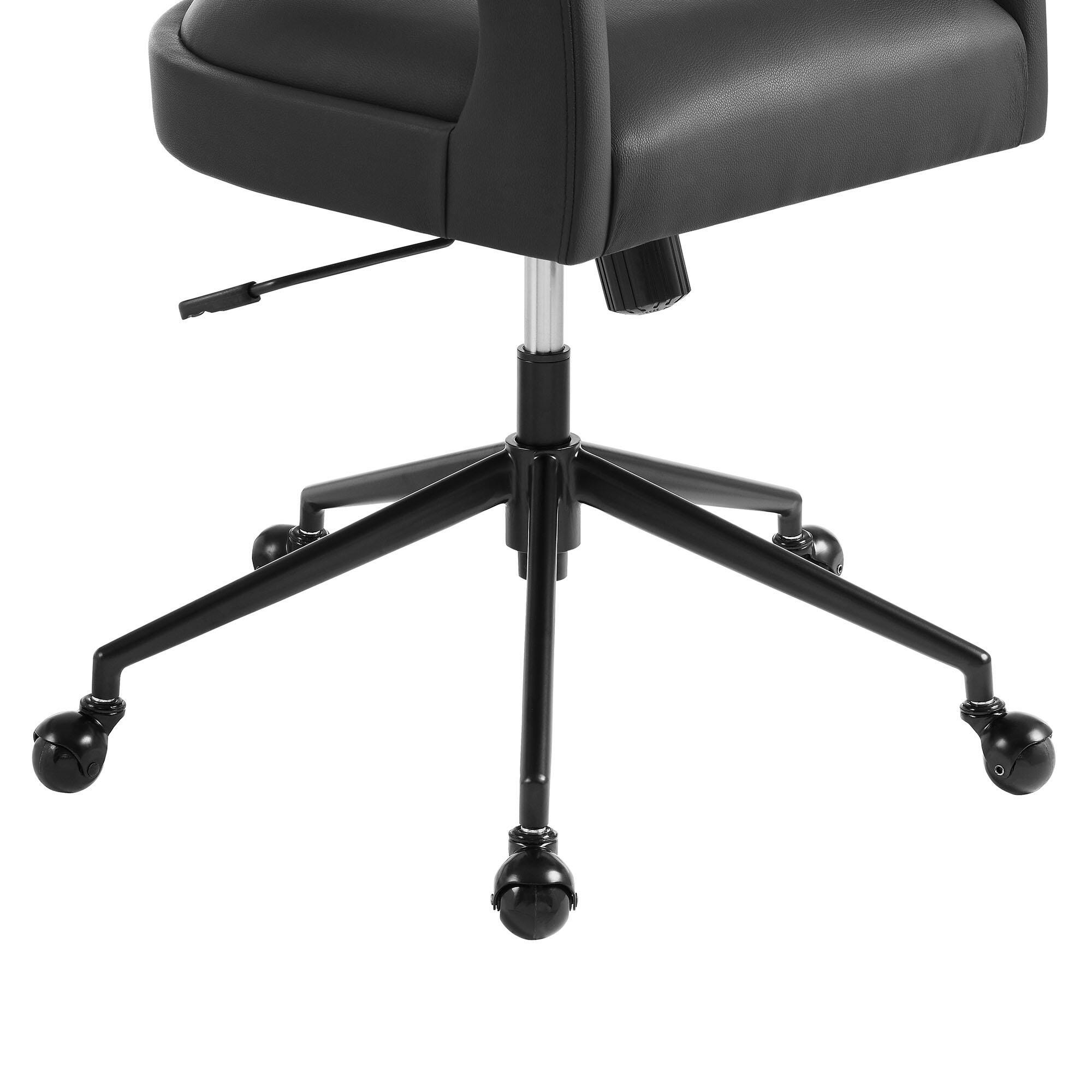 Modway Pinnacle Home Office Desk Chair, Black, large