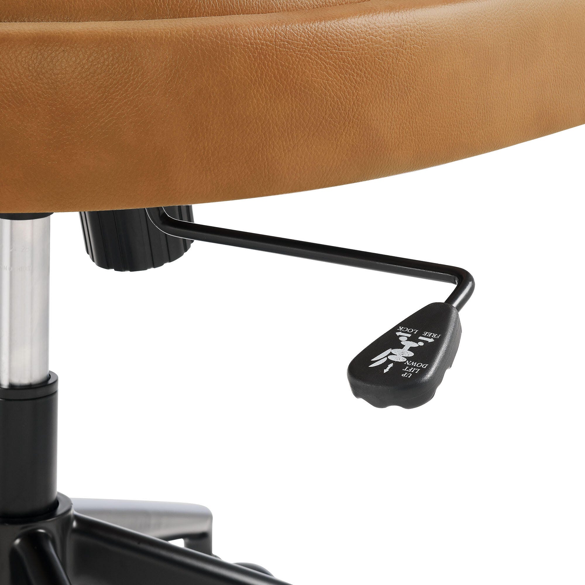 Modway Pinnacle Home Office Desk Chair, Tan, large