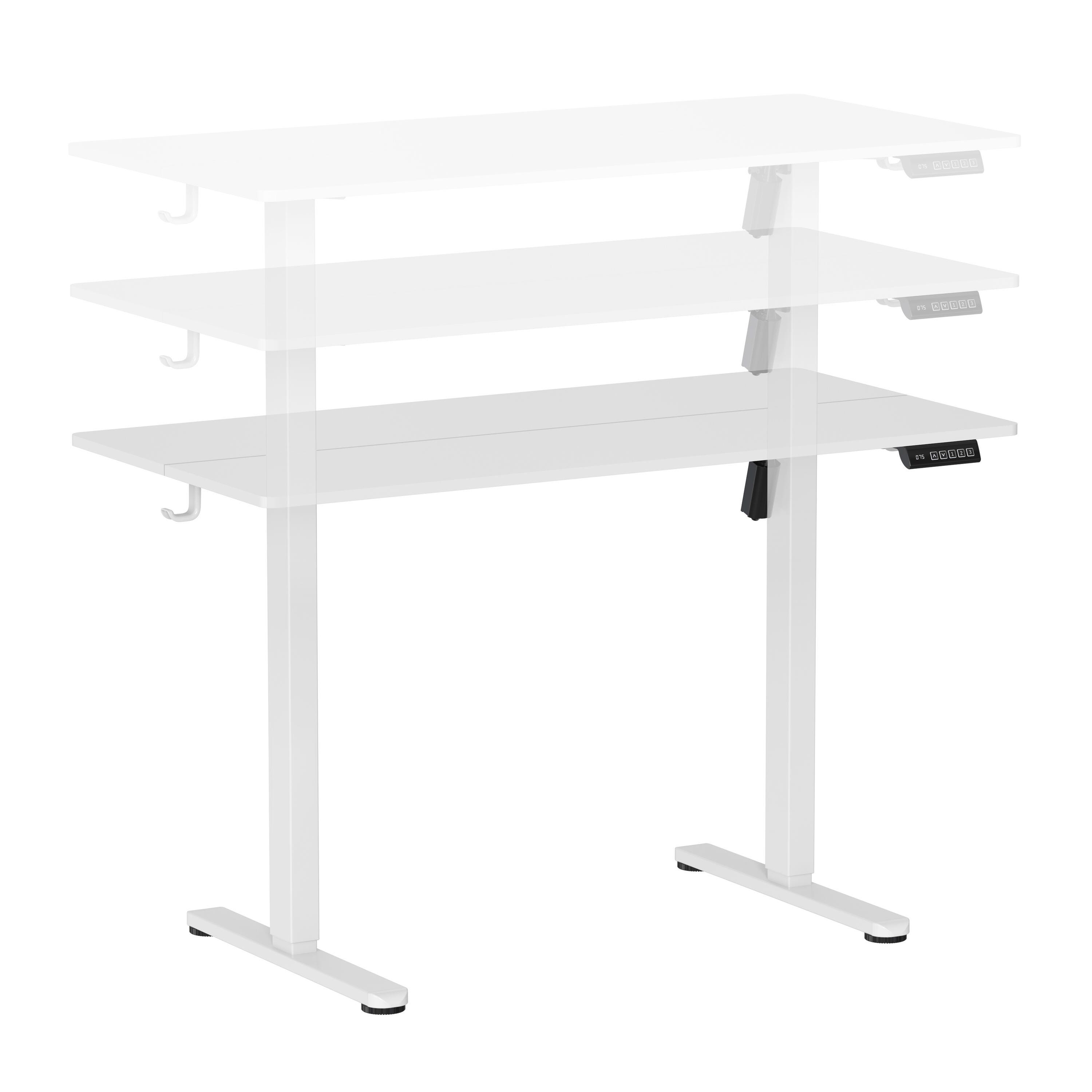 Techni Mobili 47" Home Office Desk, White, large