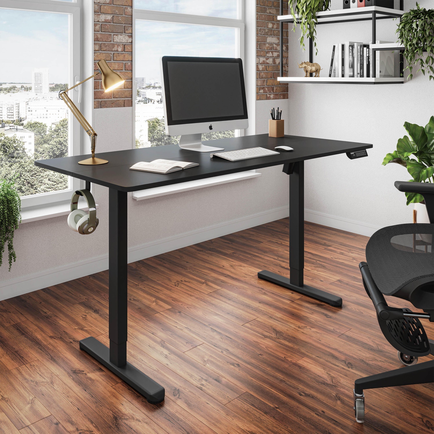 Techni Mobili 55" Home Office Desk, , large
