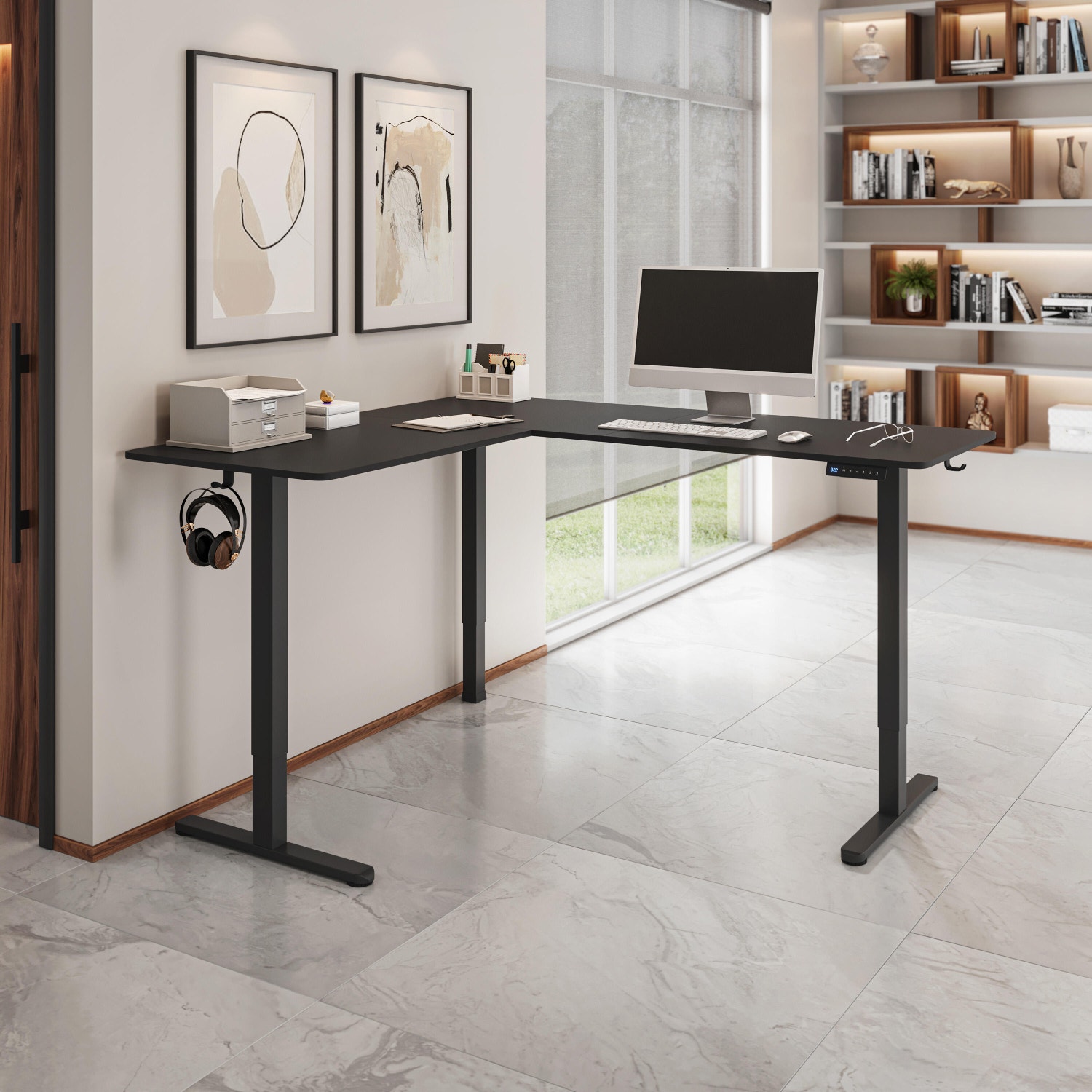Techni Mobili 63" Home Office Desk, , large