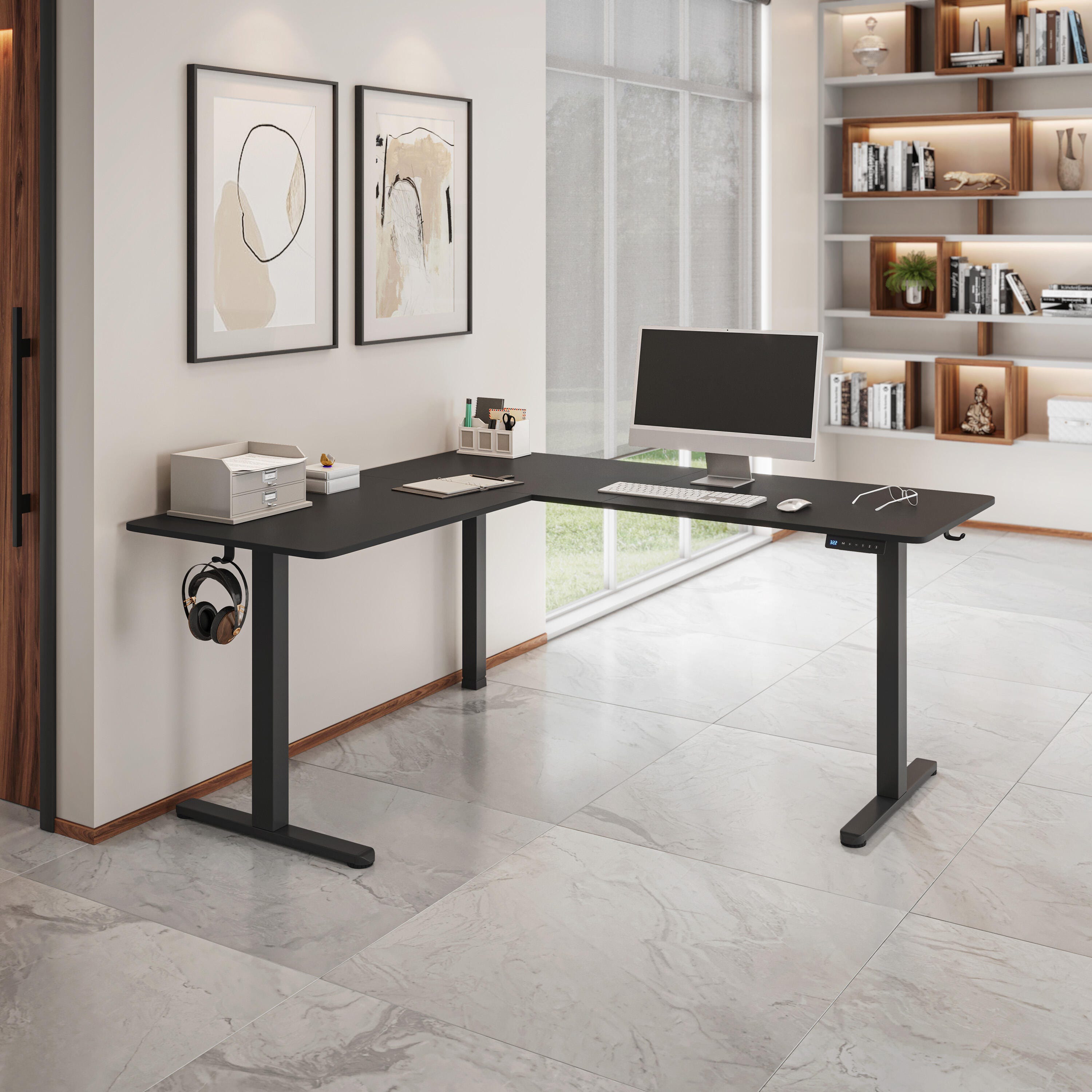 Techni Mobili 63" Home Office Desk, , large