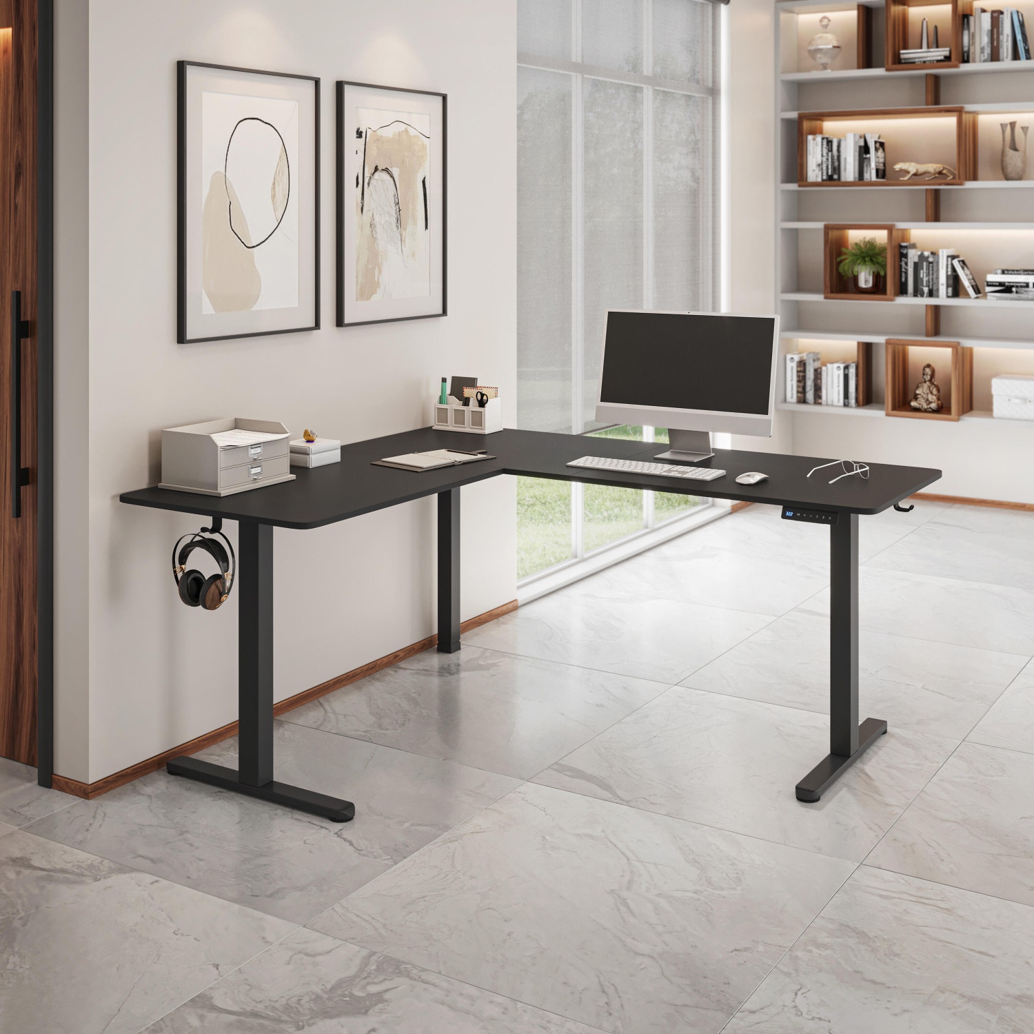 Techni Mobili 63" Home Office Desk, , large