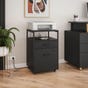 Techni Mobili 2 Drawer File Cabinet, Black, large
