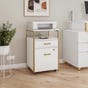 Techni Mobili 2 Drawer File Cabinet, White, large