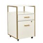 Techni Mobili 2 Drawer File Cabinet, White, large