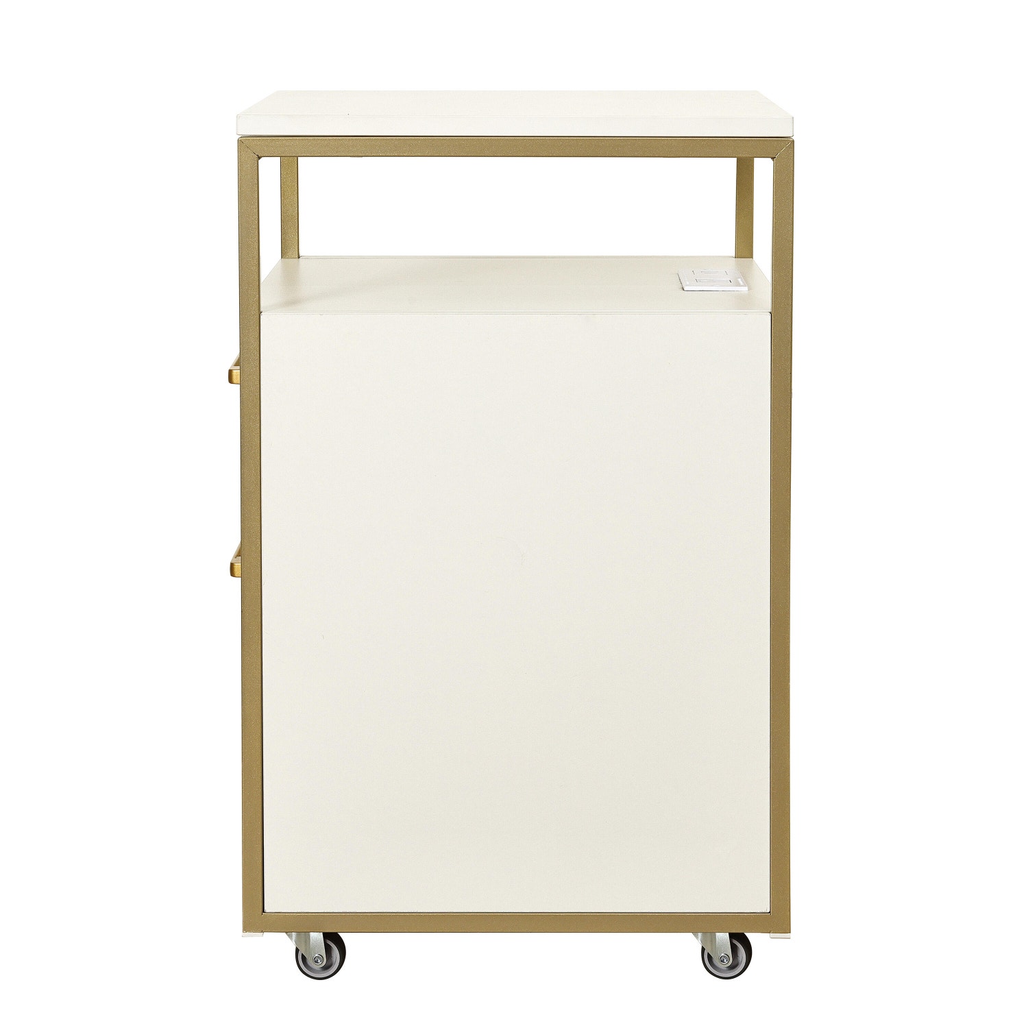 Techni Mobili 2 Drawer File Cabinet, White, large