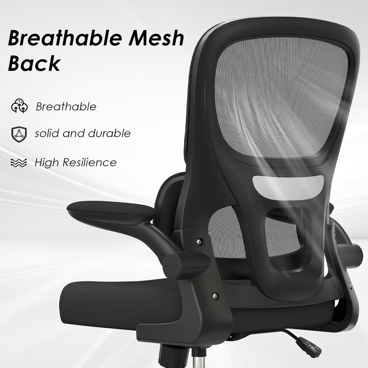 Dovelina Furnique 45" Home Office Desk Chair, , large