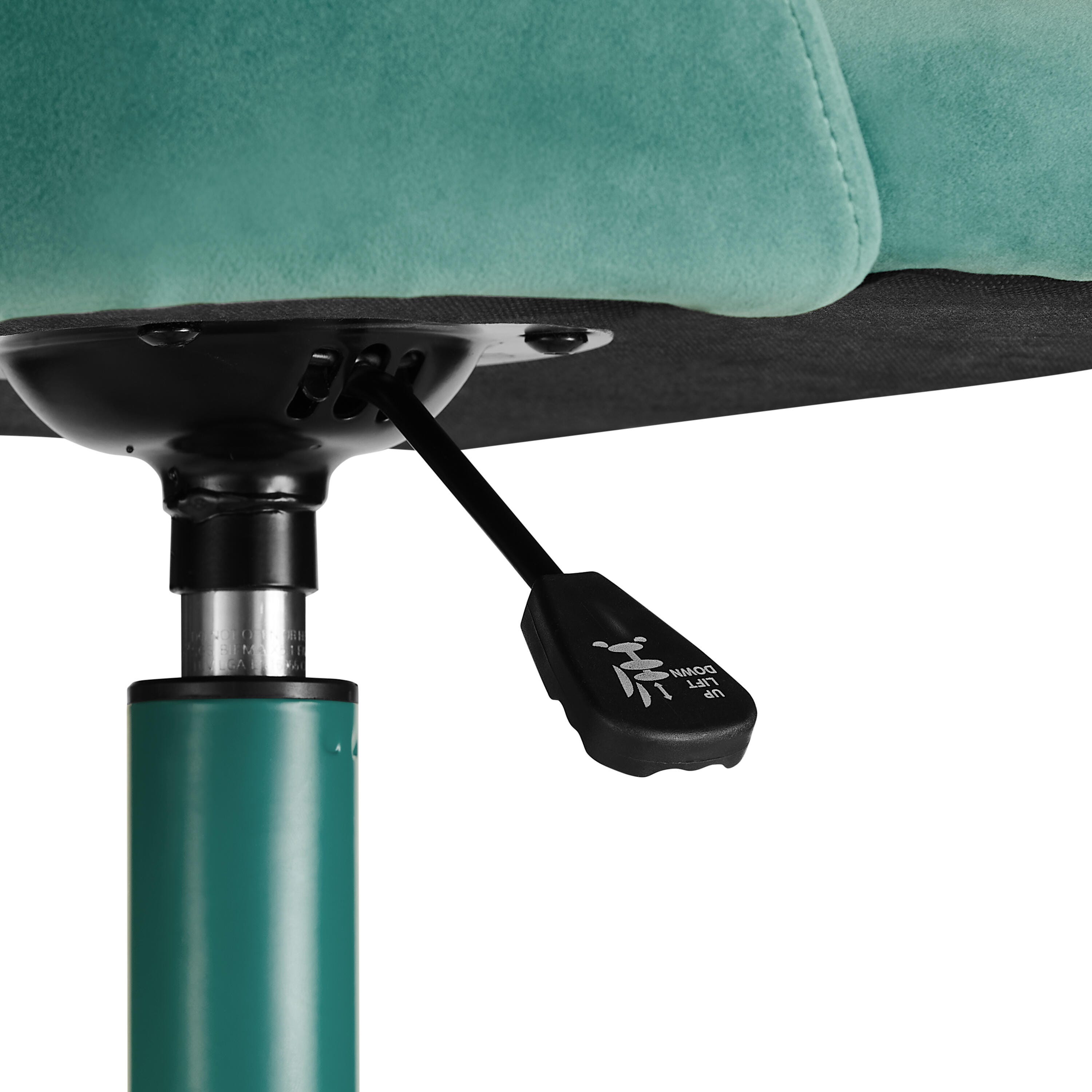 Linon Belle Home Office Desk Chair, Aqua, large