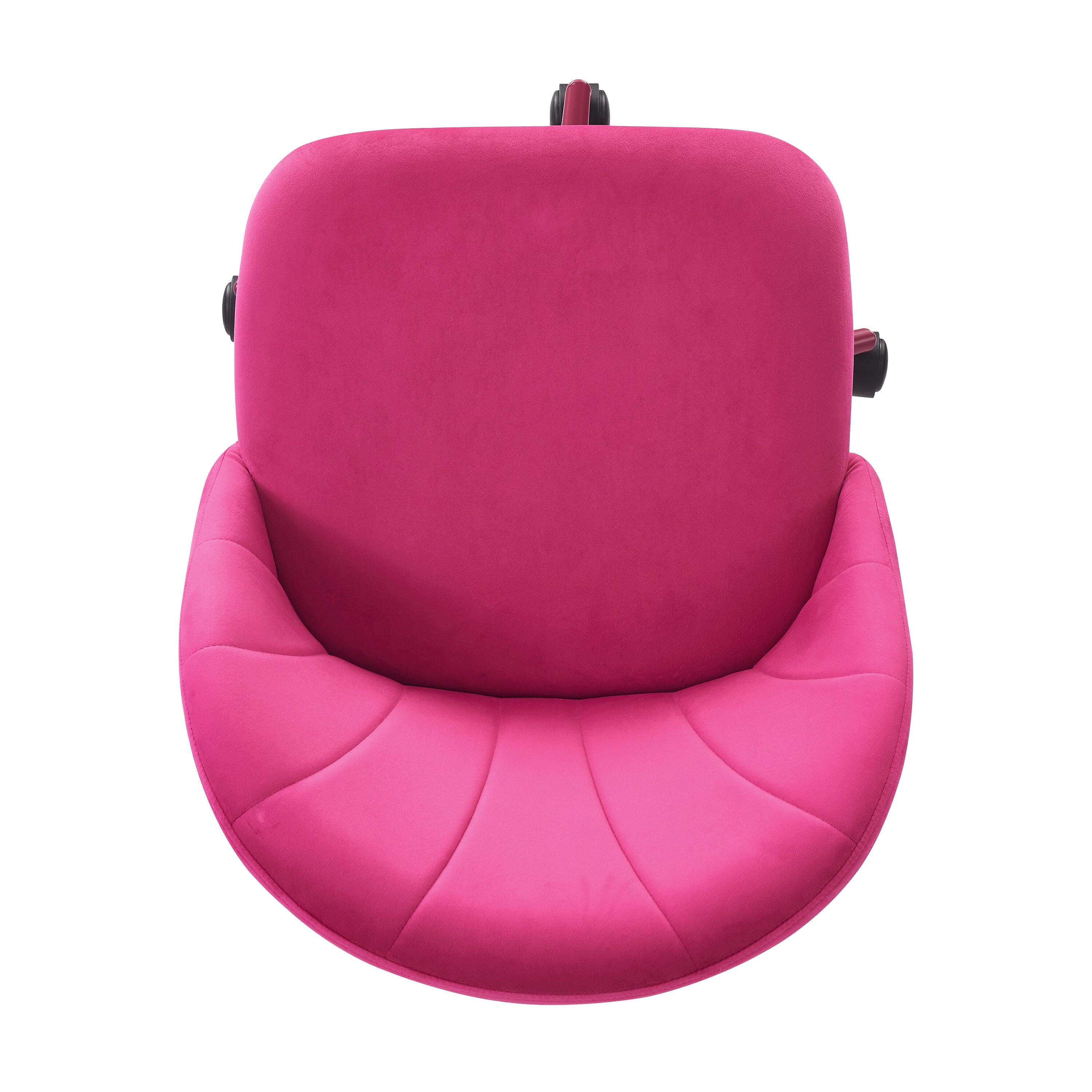 Linon Belle Home Office Desk Chair, Hot Pink, large
