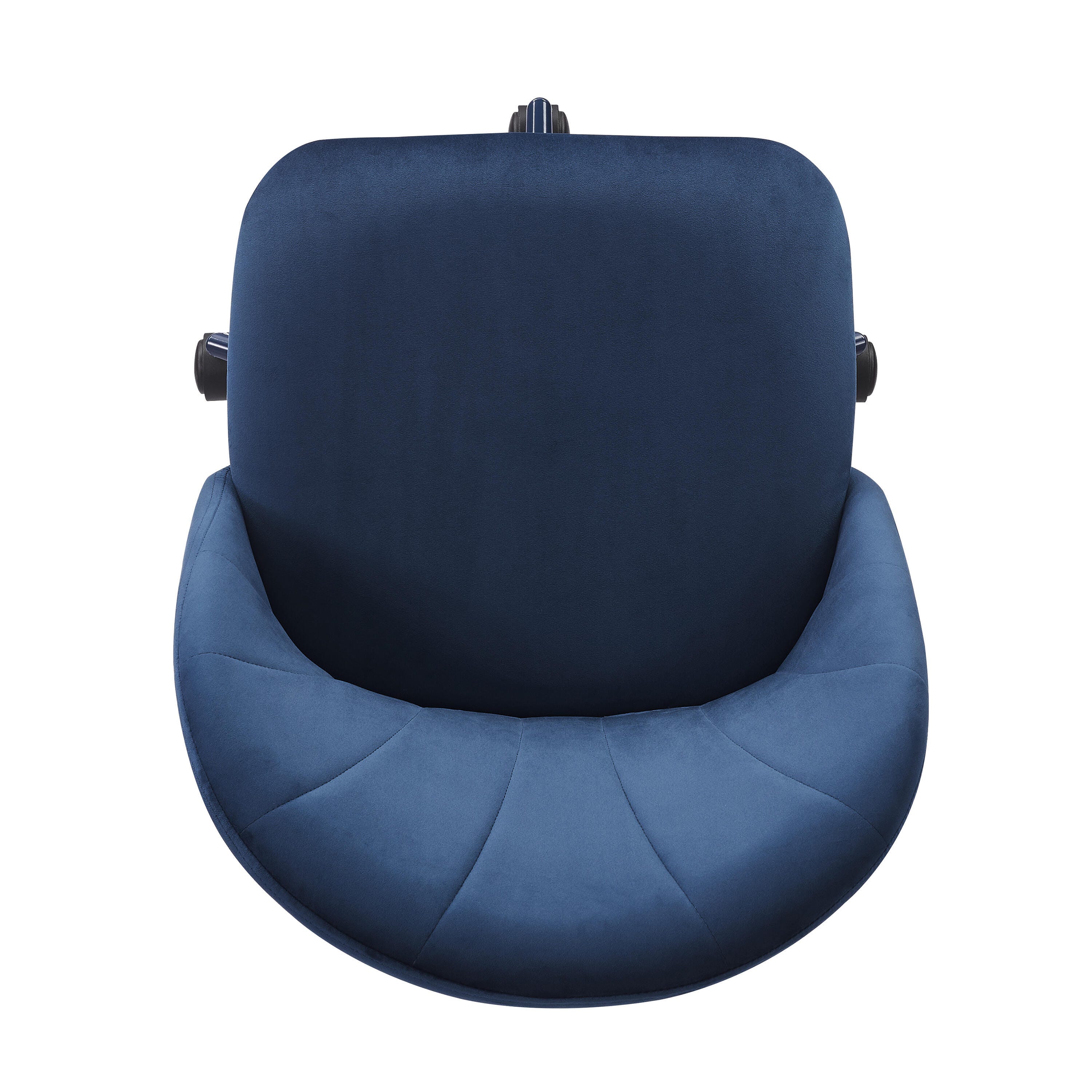 Linon Belle Home Office Desk Chair, Navy Blue, large