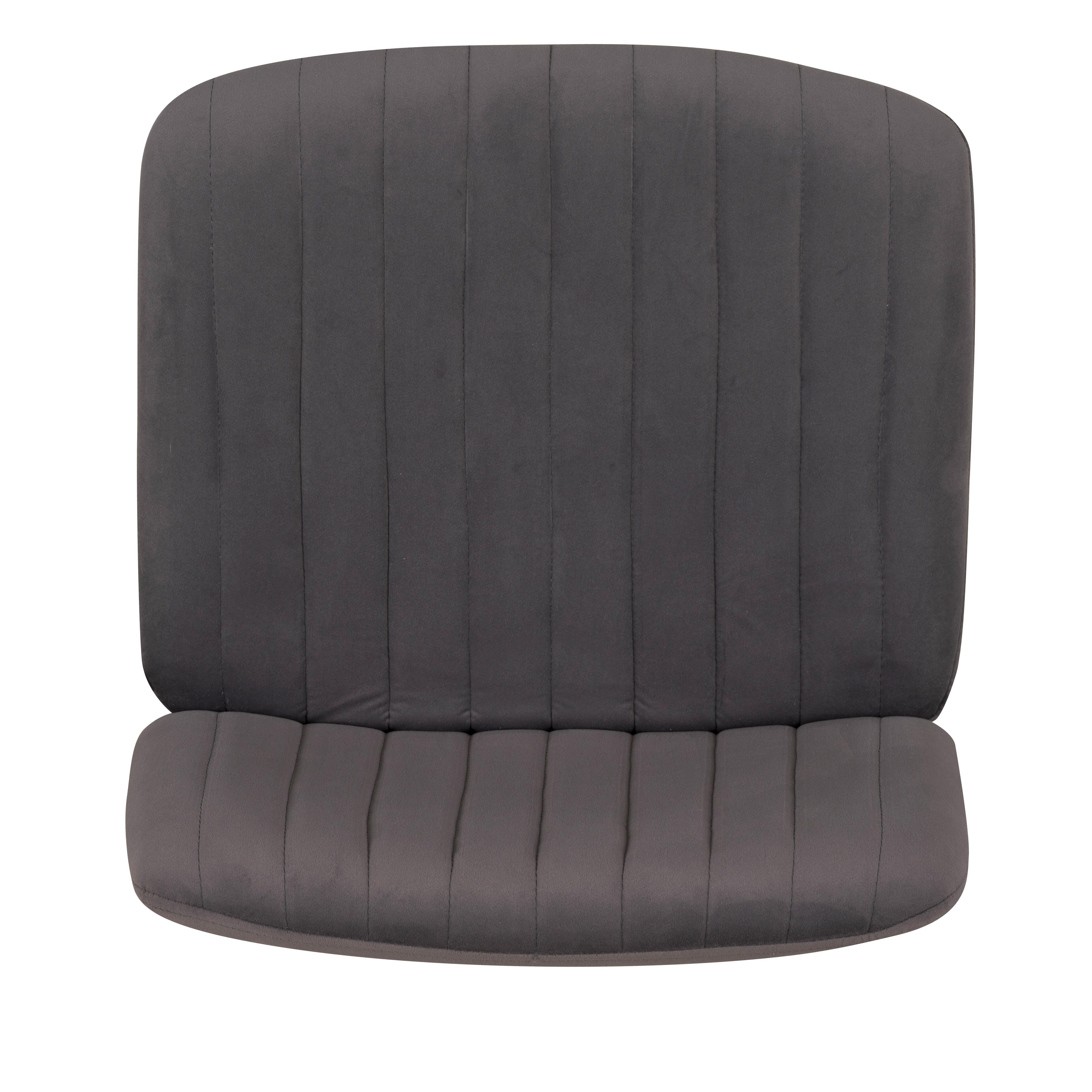 Linon Bobbi Home Office Desk Chair, Gray, large