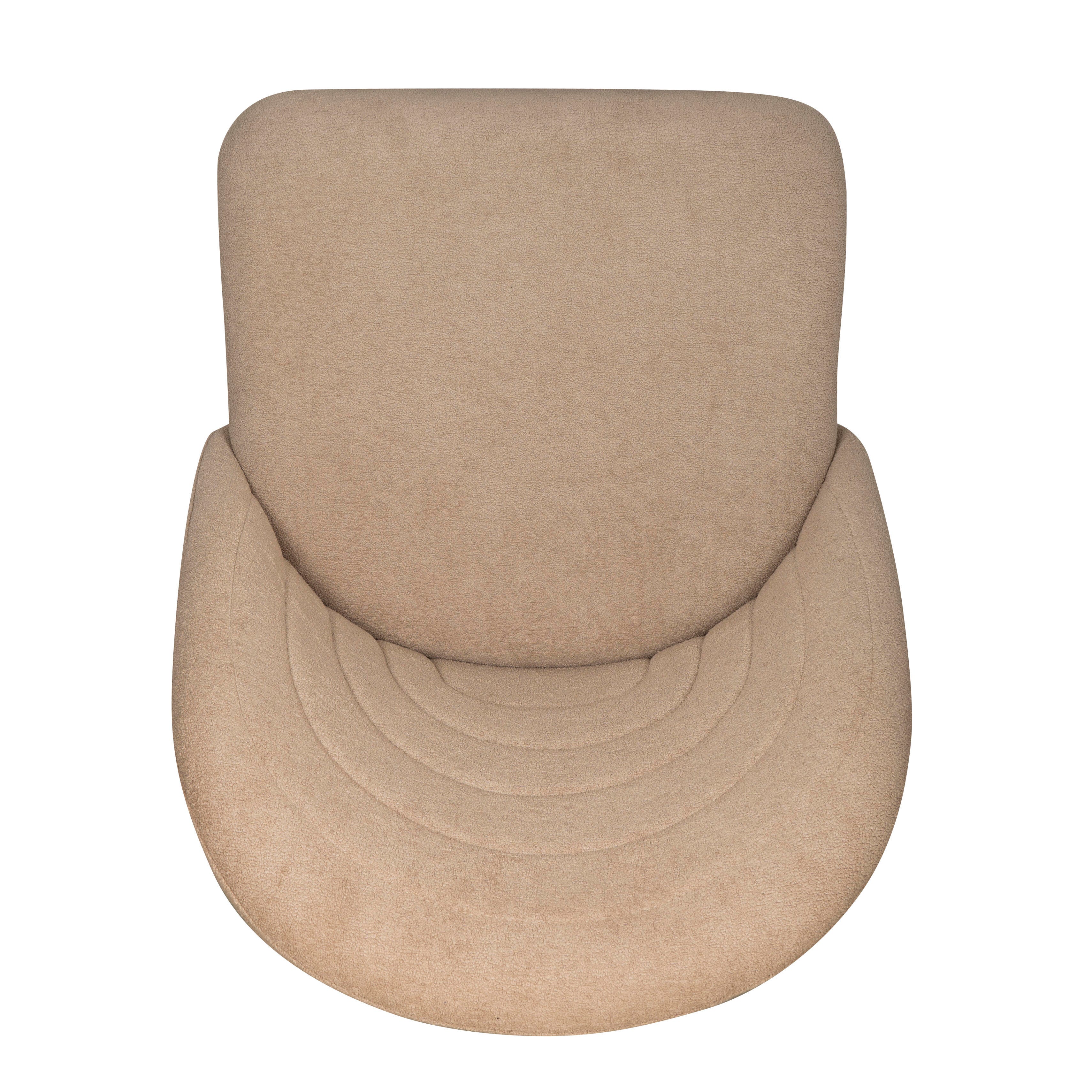 Linon Cate Home Office Desk Chair, Beige, large