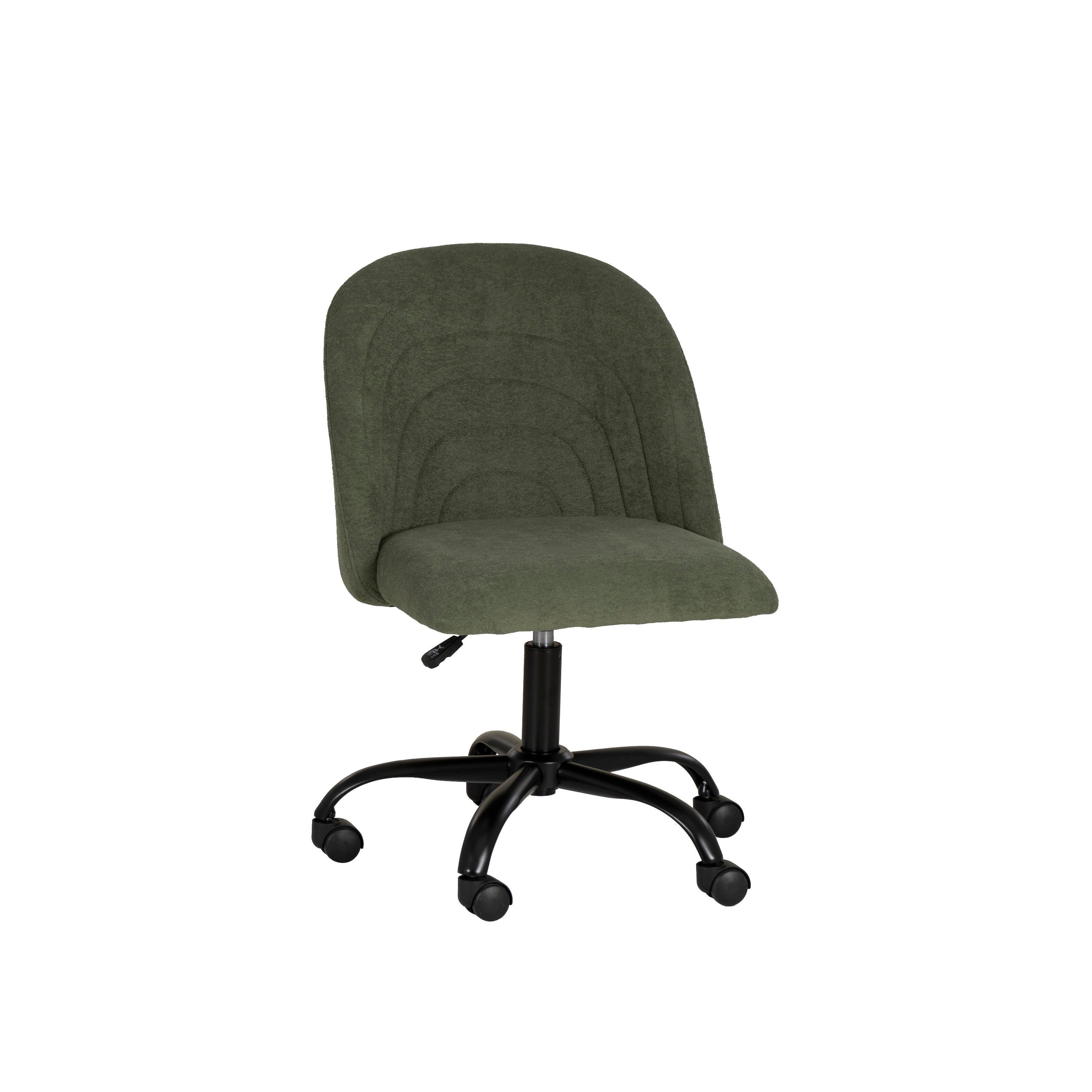 Linon Cate Home Office Desk Chair, Green, large